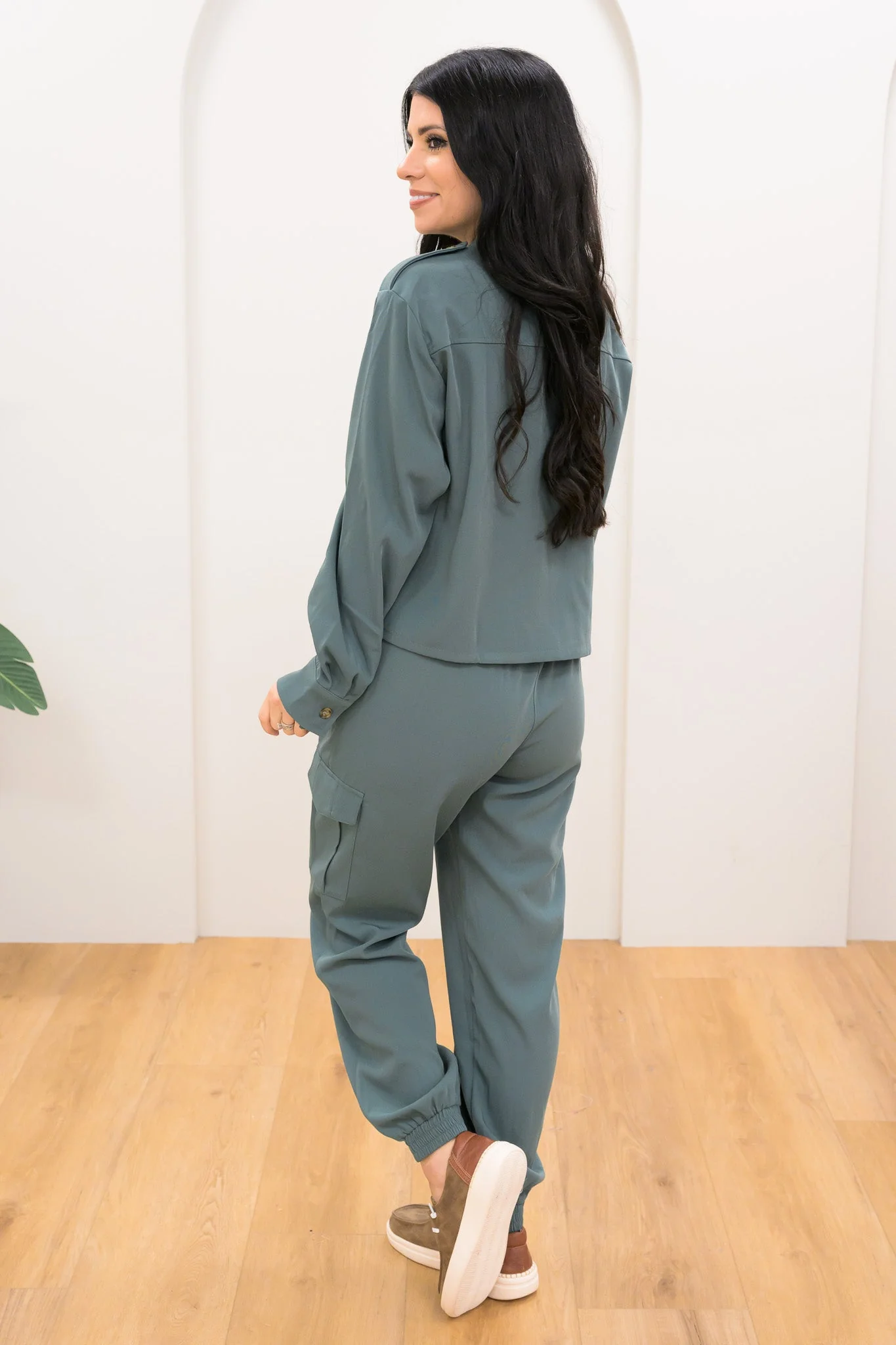 All Buttoned Up Cropped Jacket - 2 Colors! - Image 3