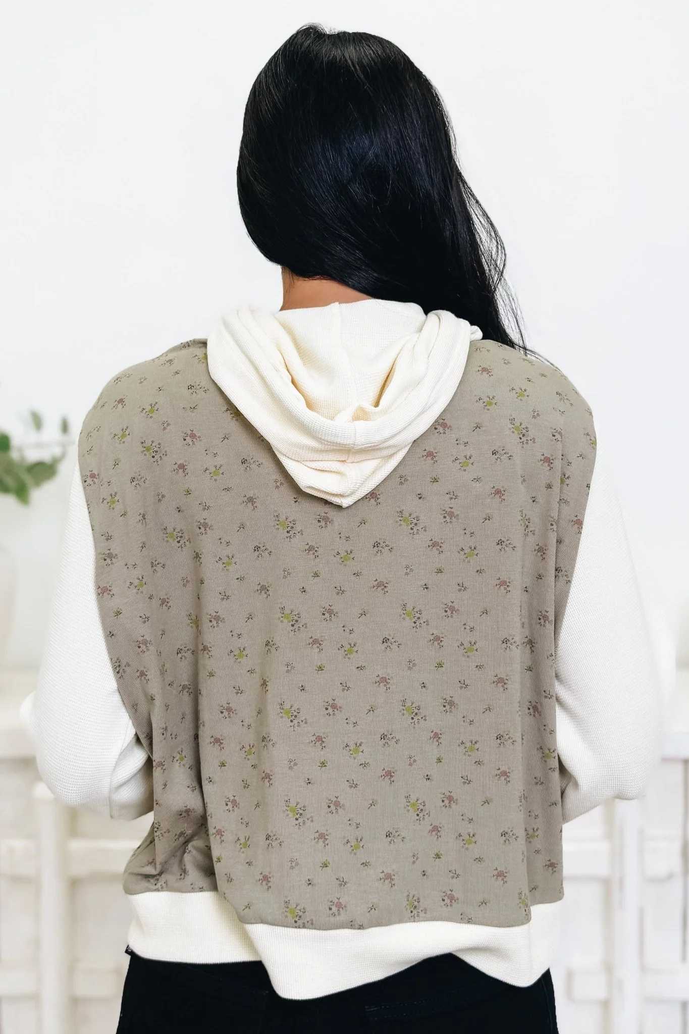 Something Groovy Floral Hoodie - 2 Colors! - Image 3