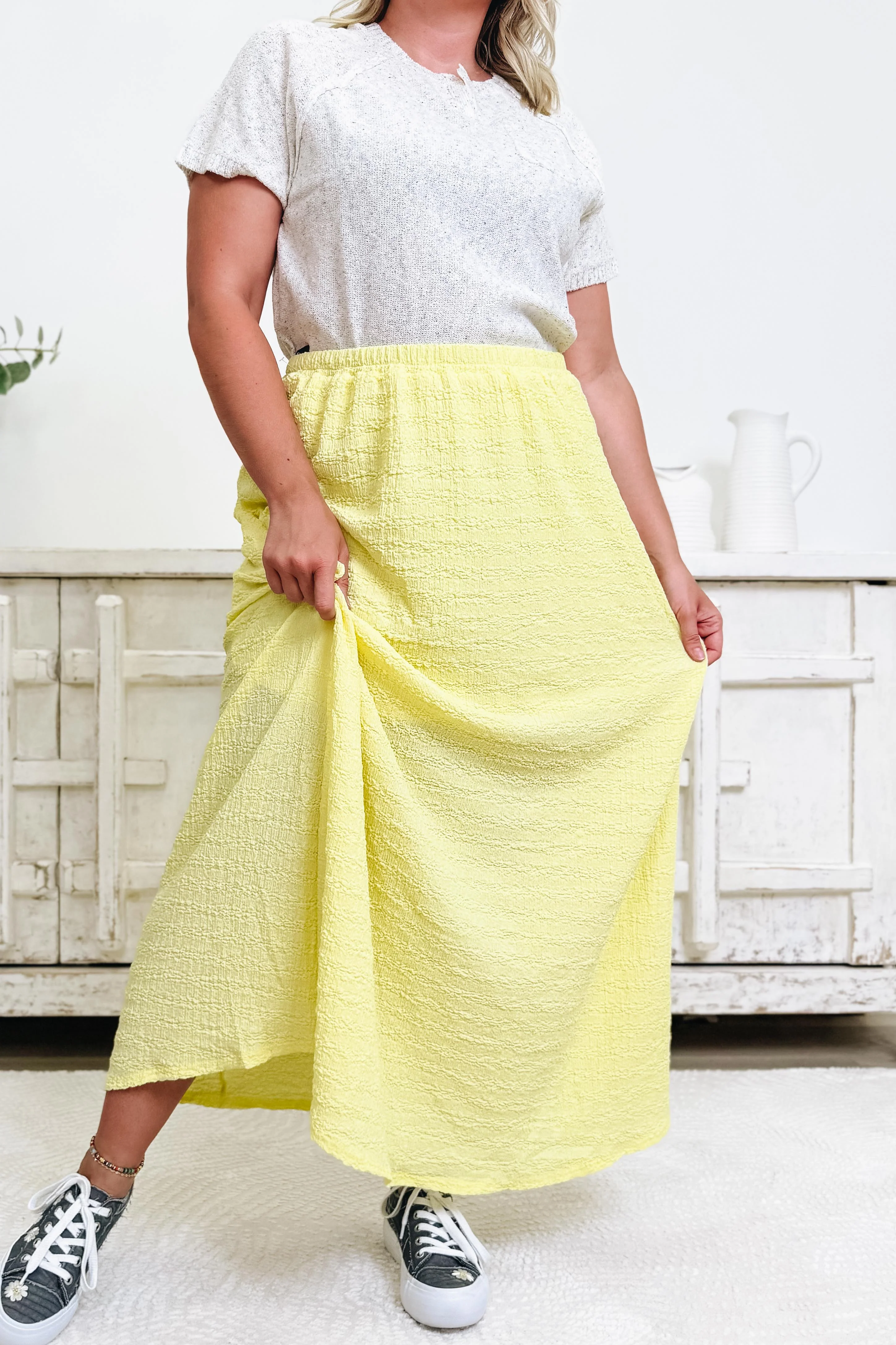 Honolulu Breeze Maxi Skirt - Yellow - Image 7