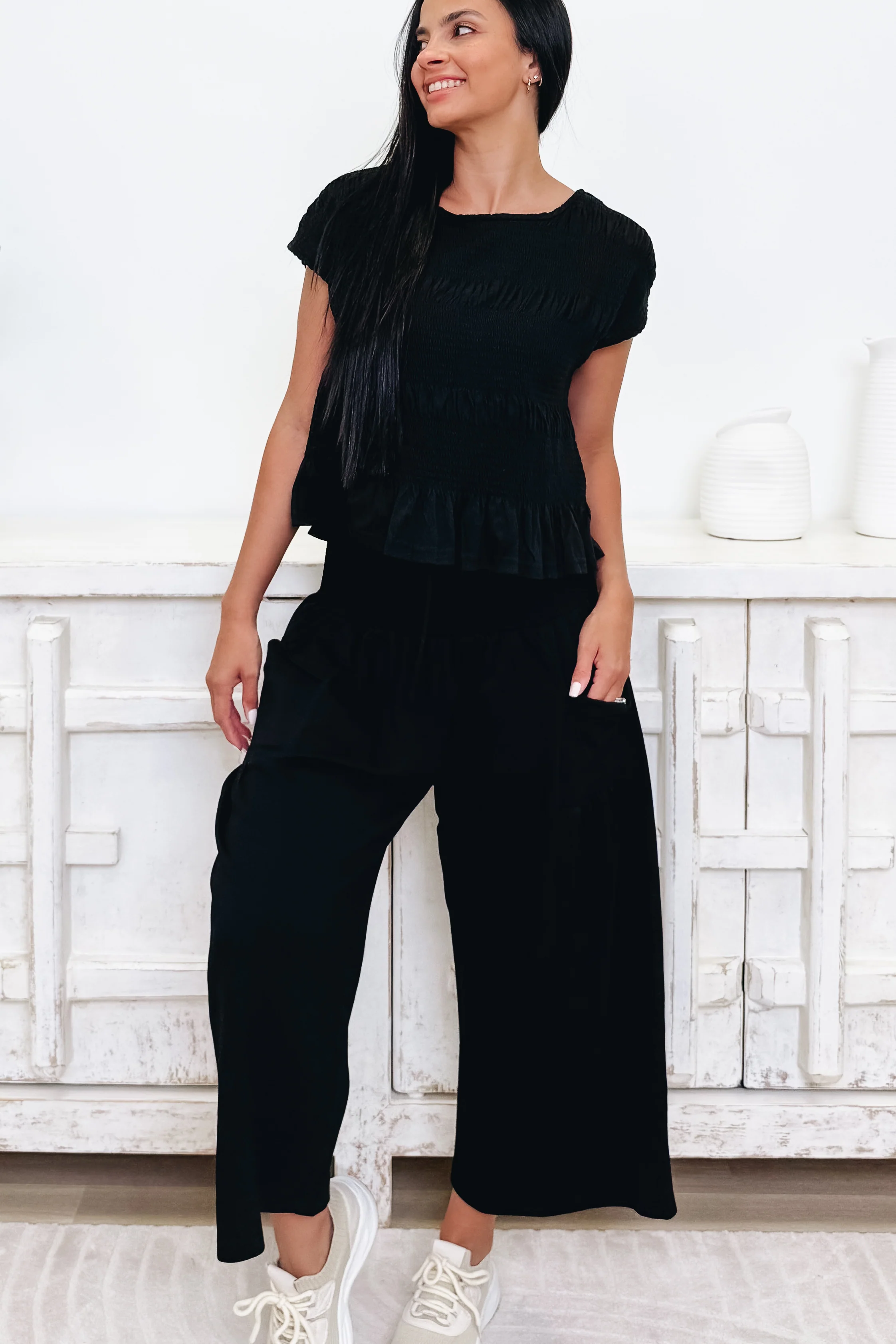 Sugar & Sweet Pants Set - Black - Image 3