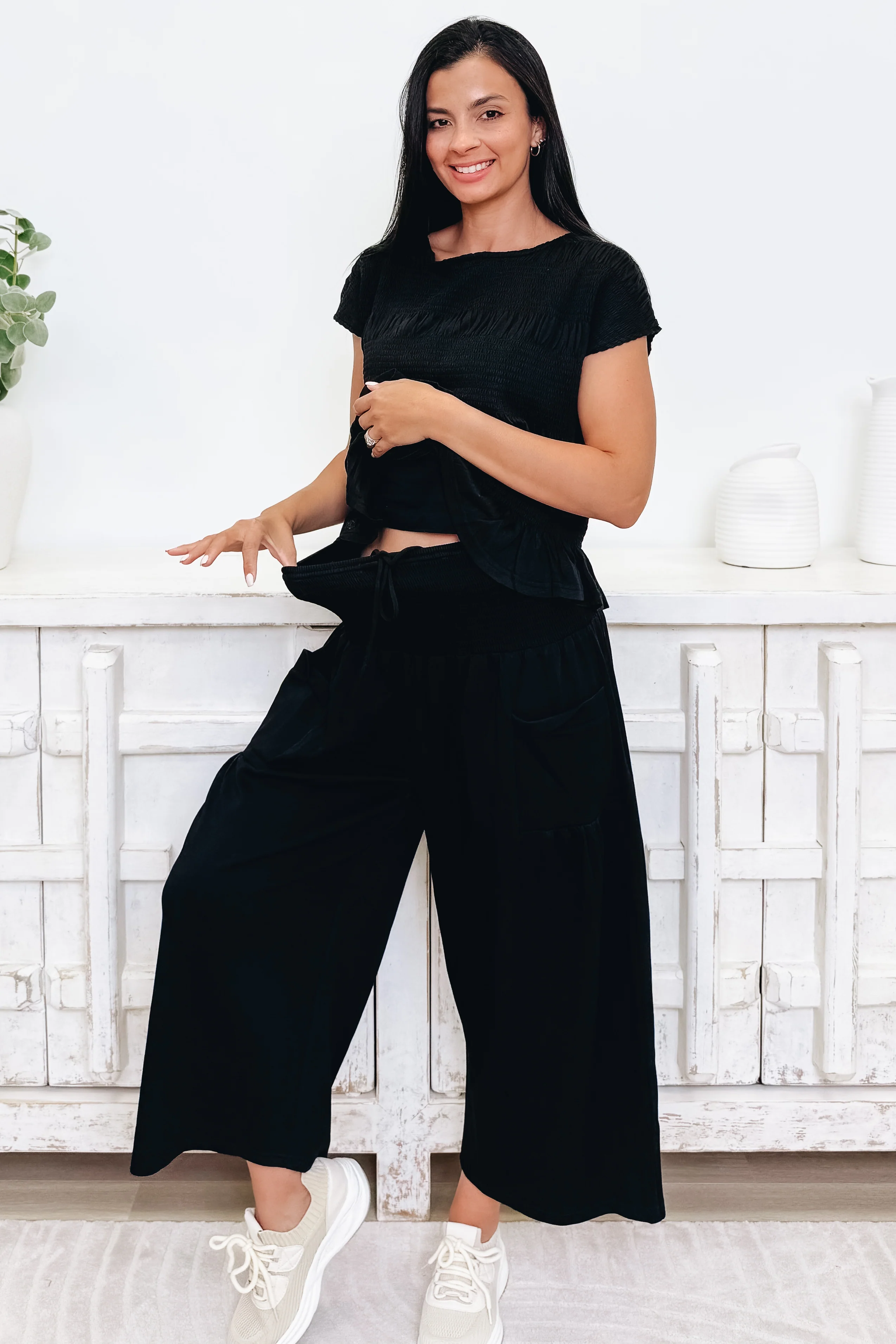 Sugar & Sweet Pants Set - Black - Image 4