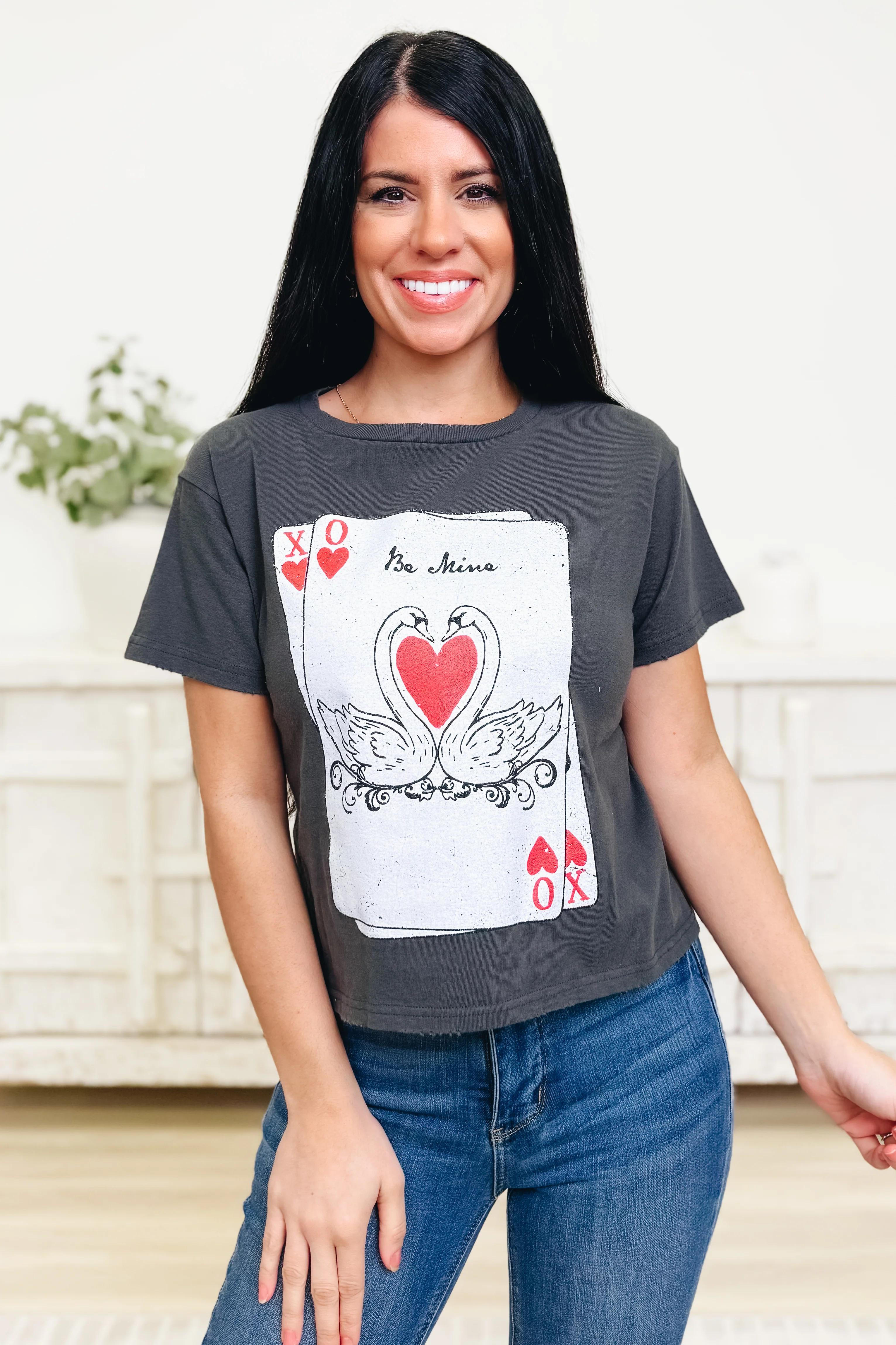 Be Mine Valentine's Graphic Tee - 2 Colors! - Image 2