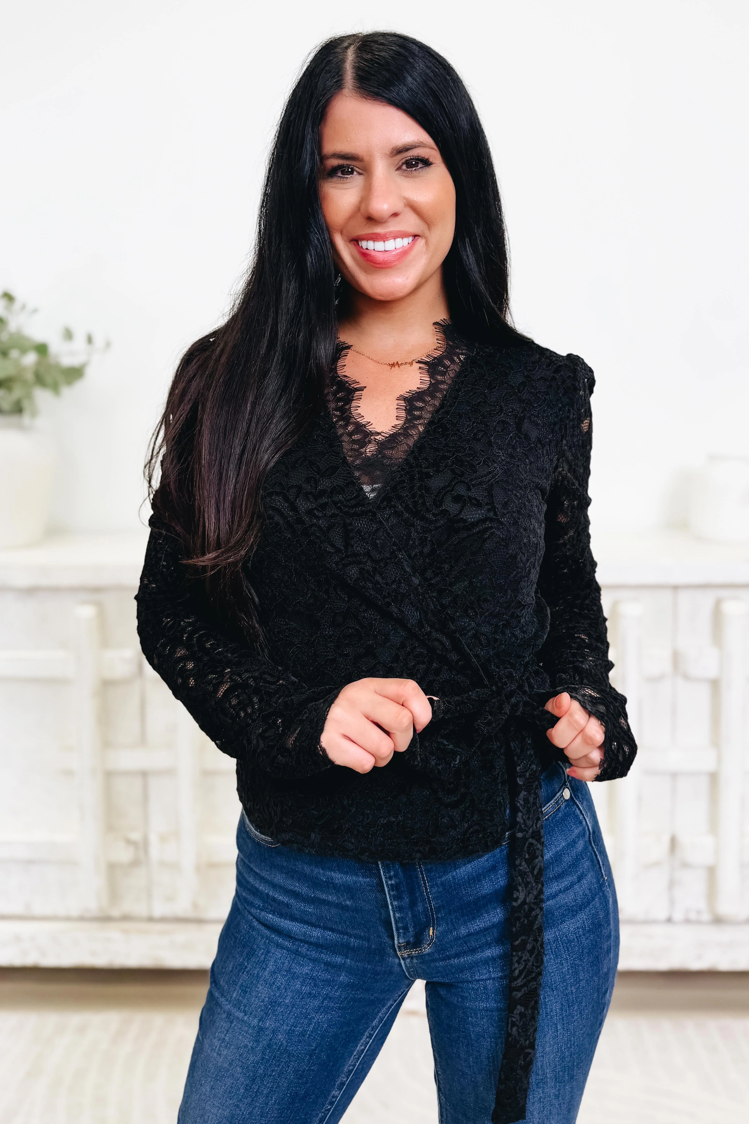 Bold By Design Lace Top - 3 Colors!