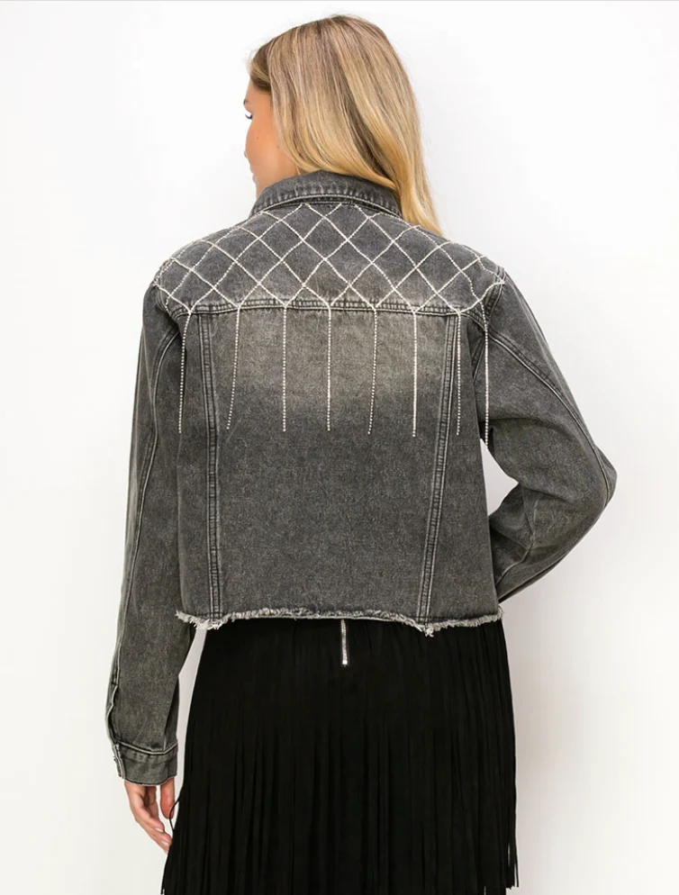 Boot Scootin Sparkle Fringe Jacket - 2 Colors! - Image 3