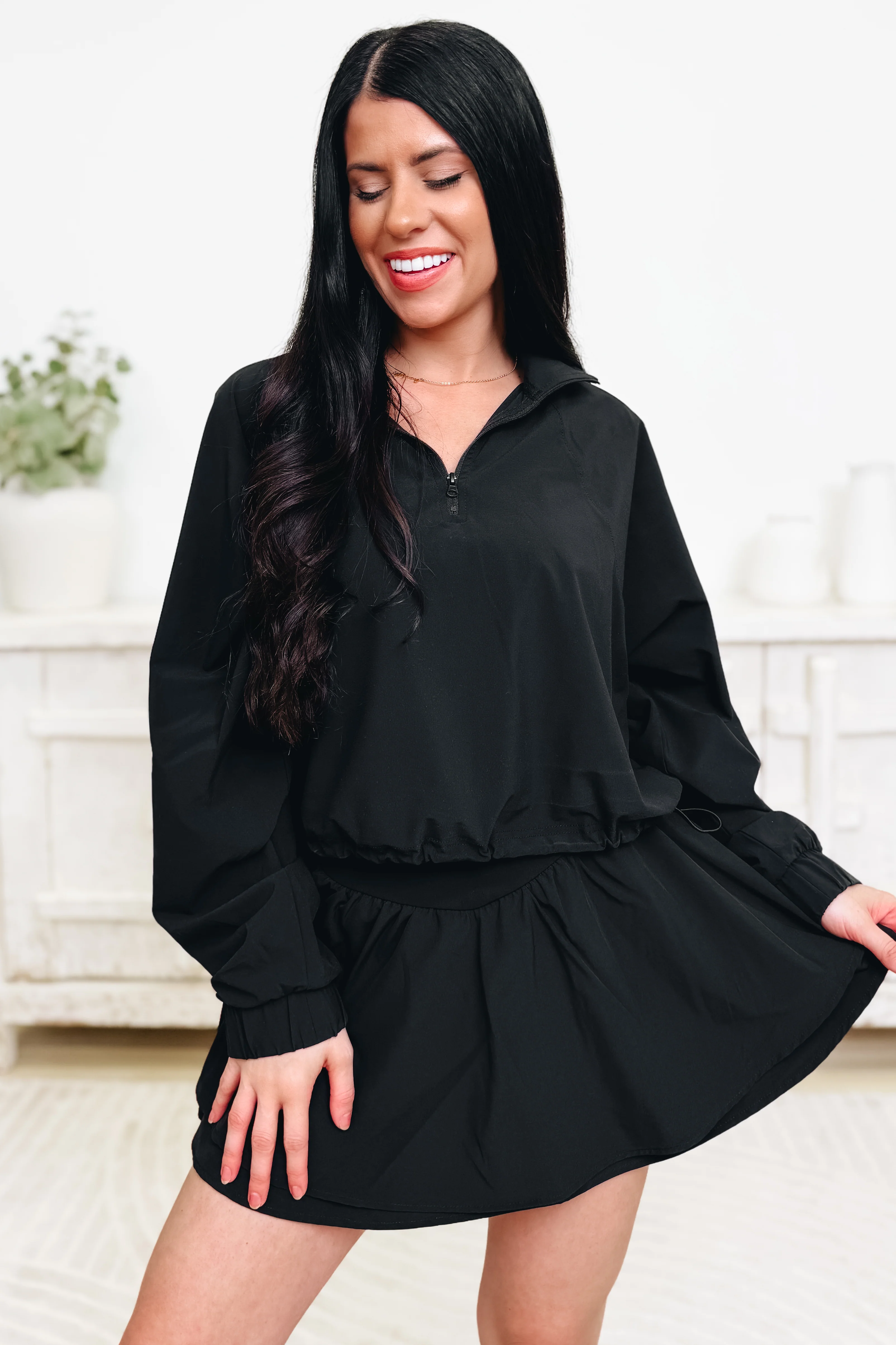 Breezy Queen Half Zip Pullover - 3 Colors! - Image 3