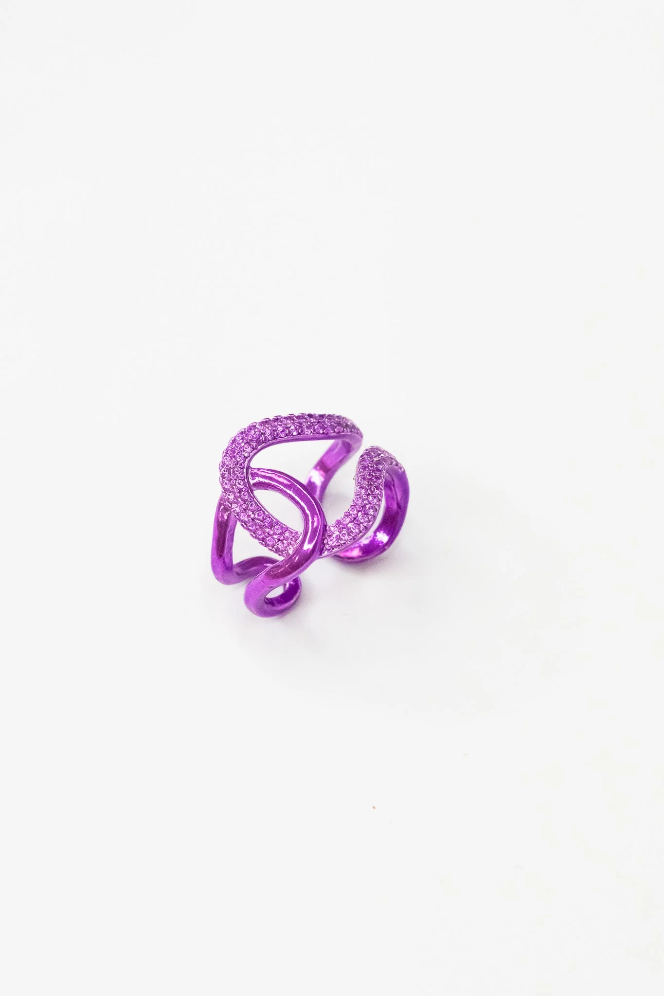 Brooklyn Ear Cuff - Liquid Metallic Wisteria