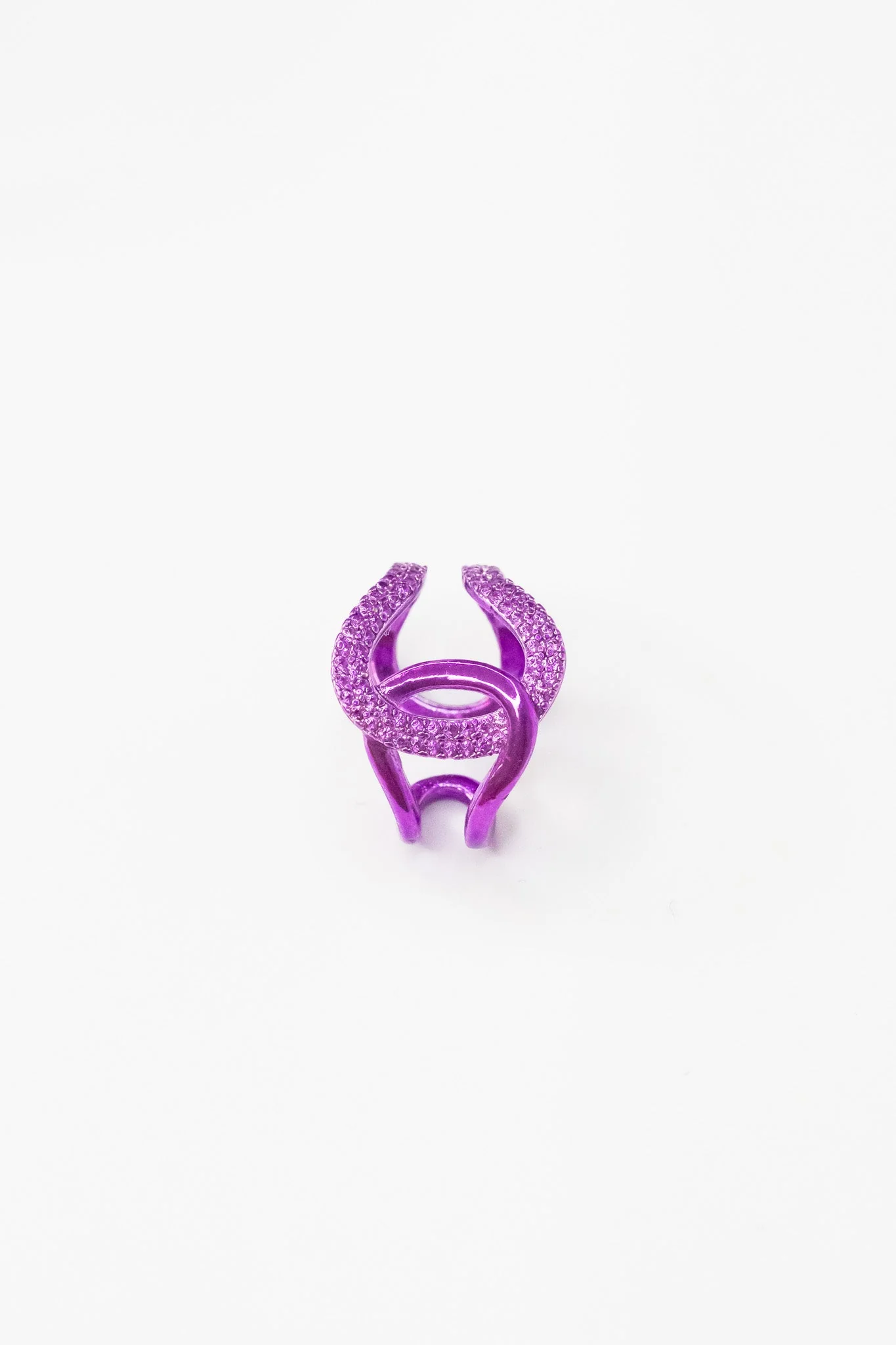 Brooklyn Ear Cuff - Liquid Metallic Wisteria - Image 2