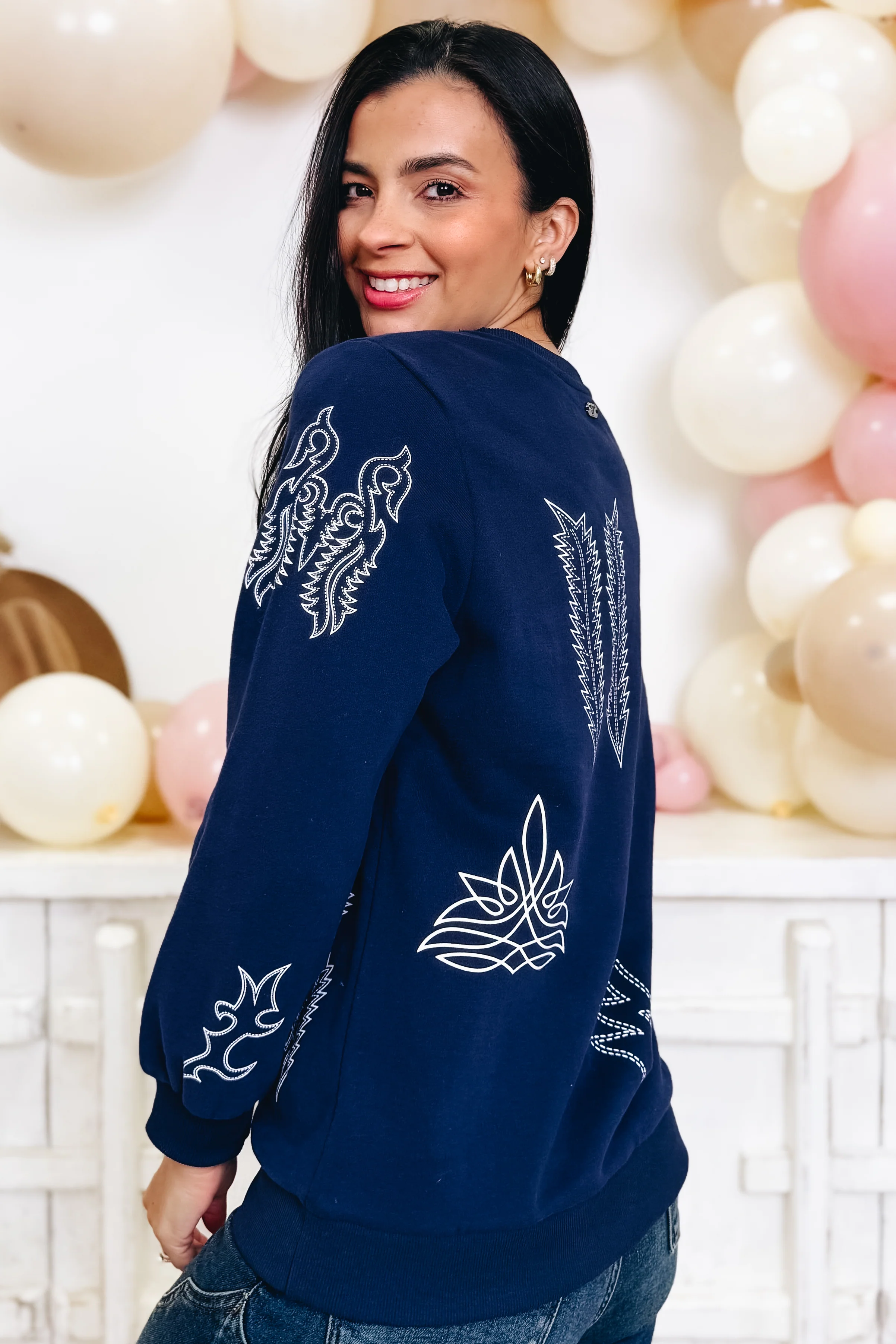 Cactus Cutie Western Sweatshirt - Image 2