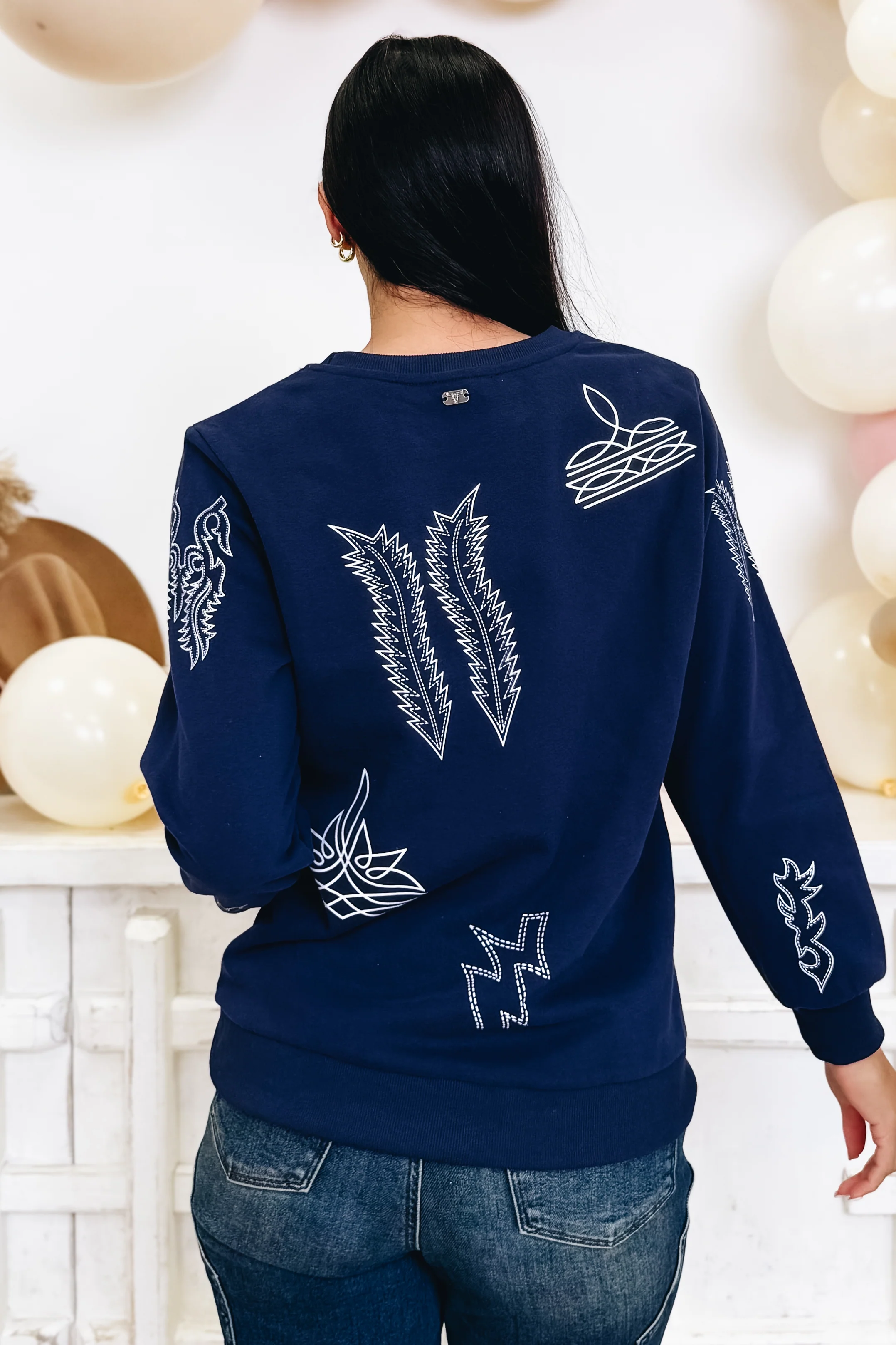 Cactus Cutie Western Sweatshirt - Image 3