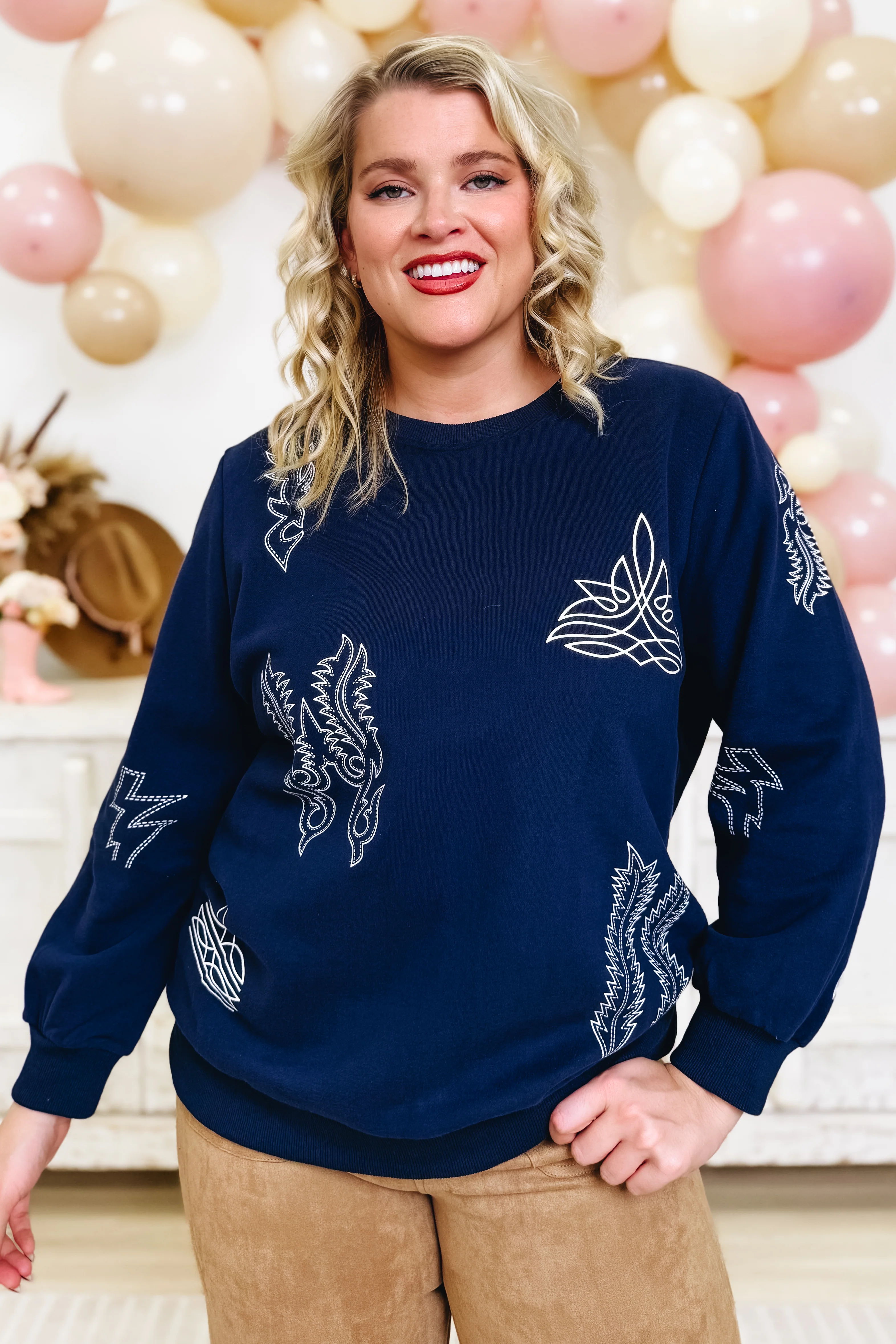 Cactus Cutie Western Sweatshirt - Image 4