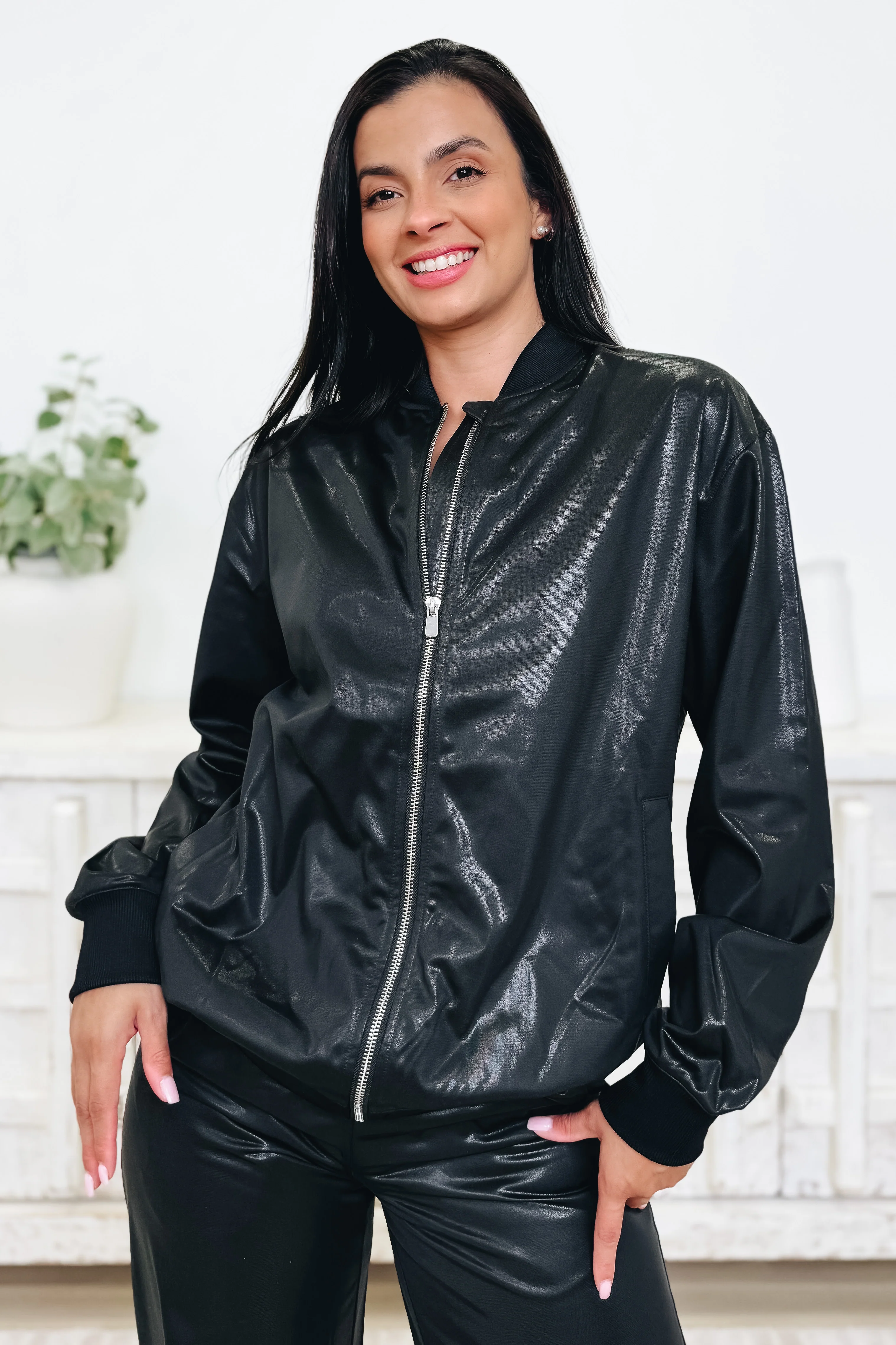 Cool Girl Vibe Bomber Jacket - Image 3