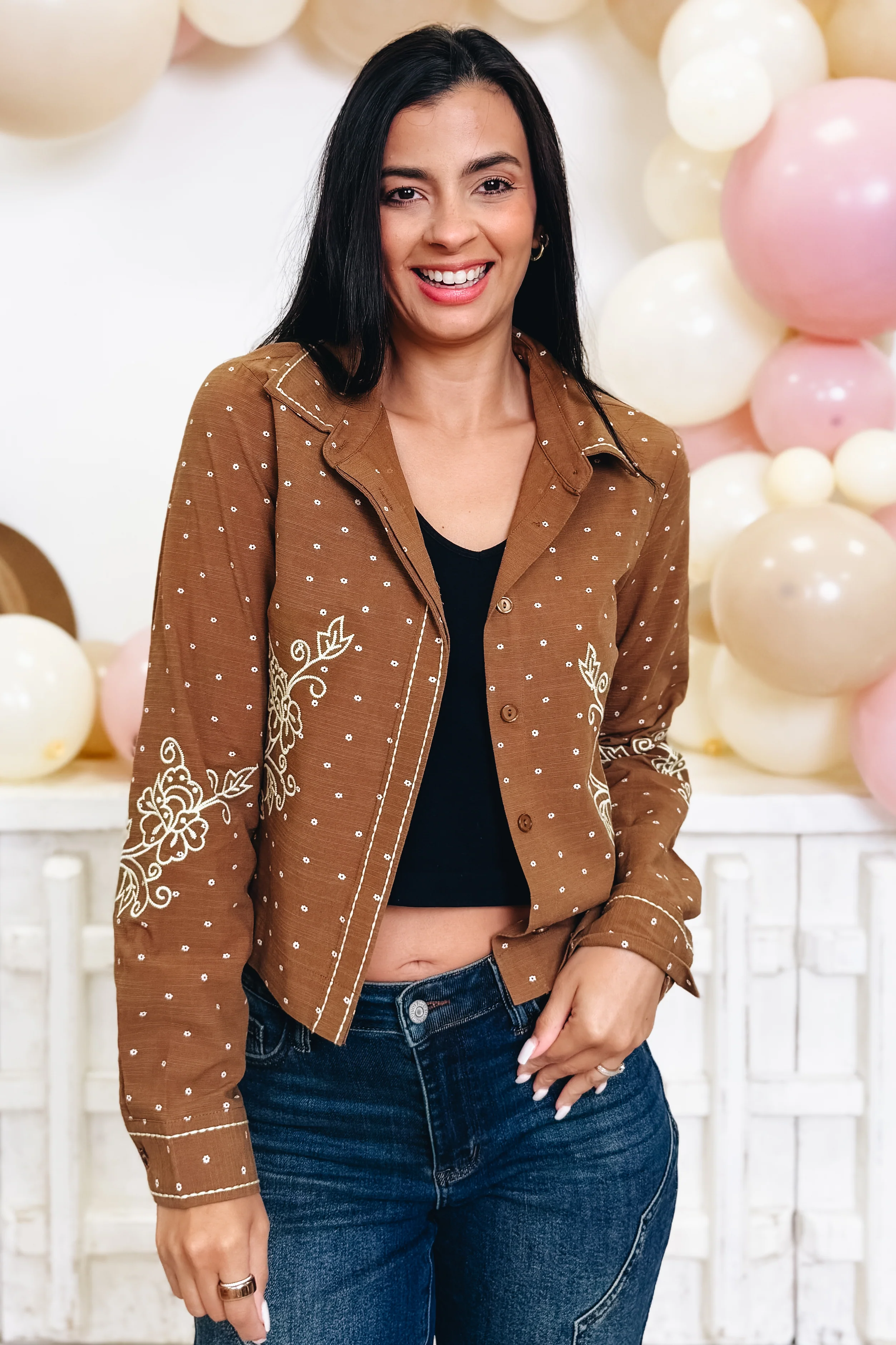 Desert Sky Button Down Top