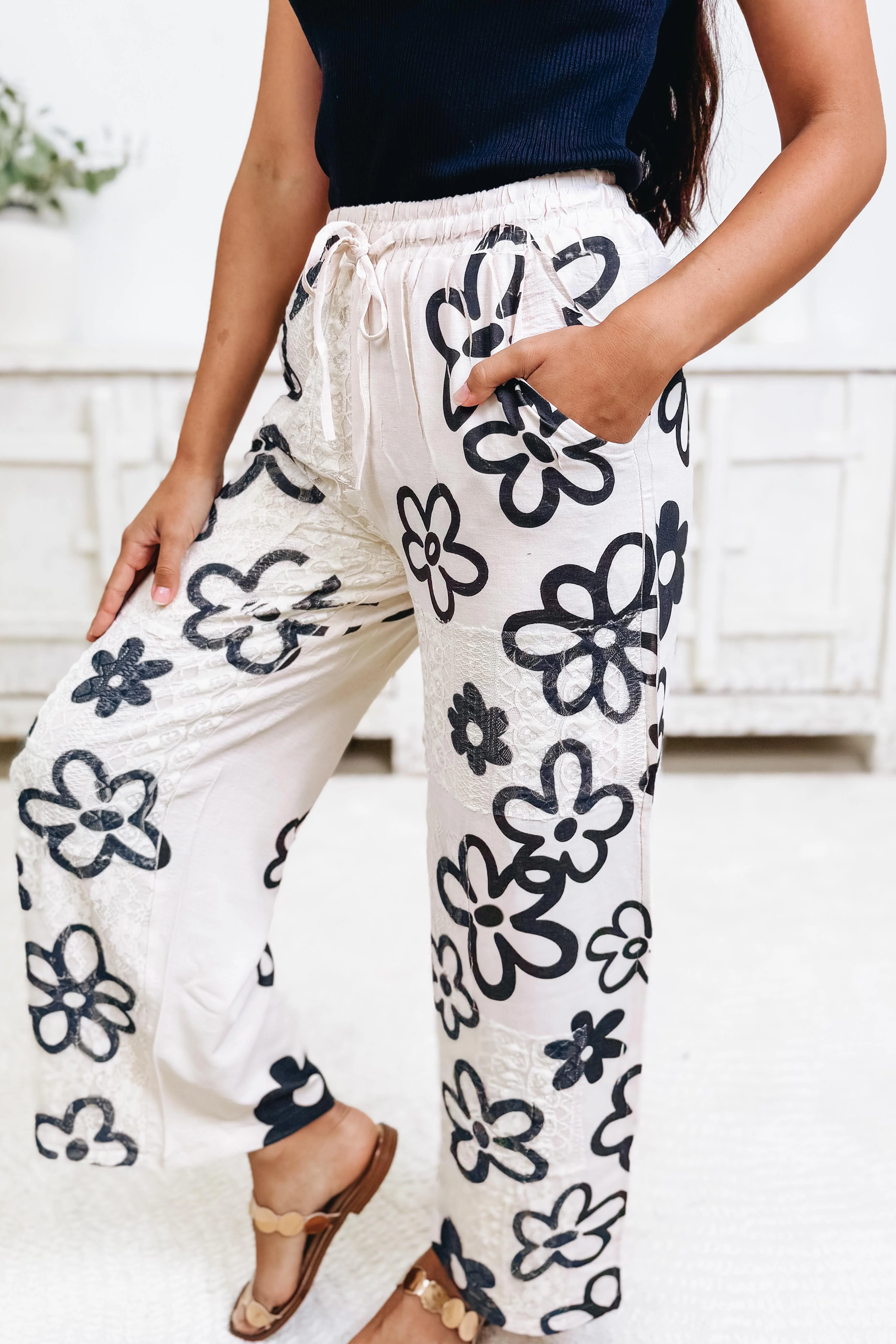 Doodle Me Daisies Pants - Image 2