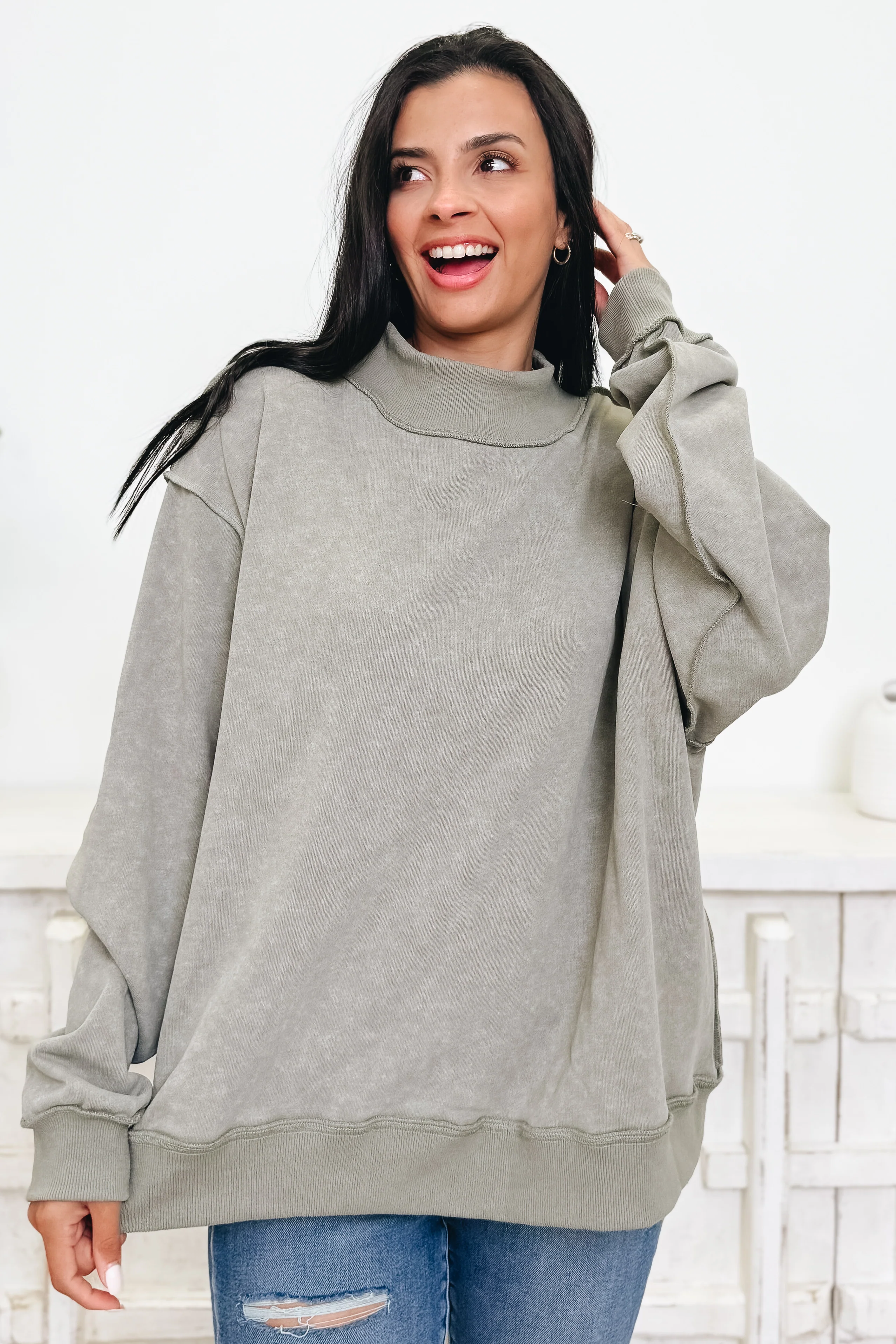 Getting Cozy Sweater Top - 5 Colors! - Image 6