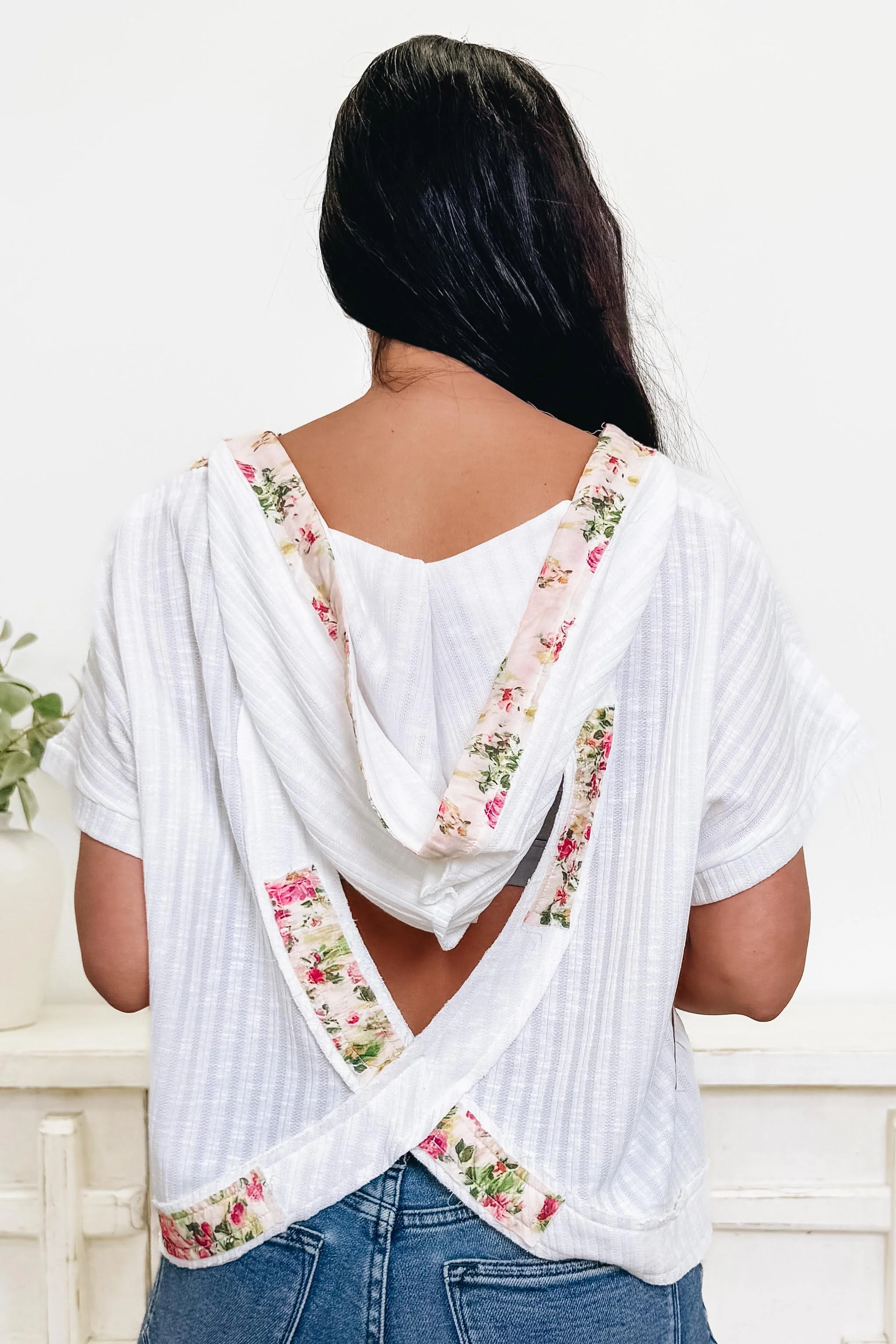 Glad You Came Floral Hooded Top - 3 Colors! - Image 4