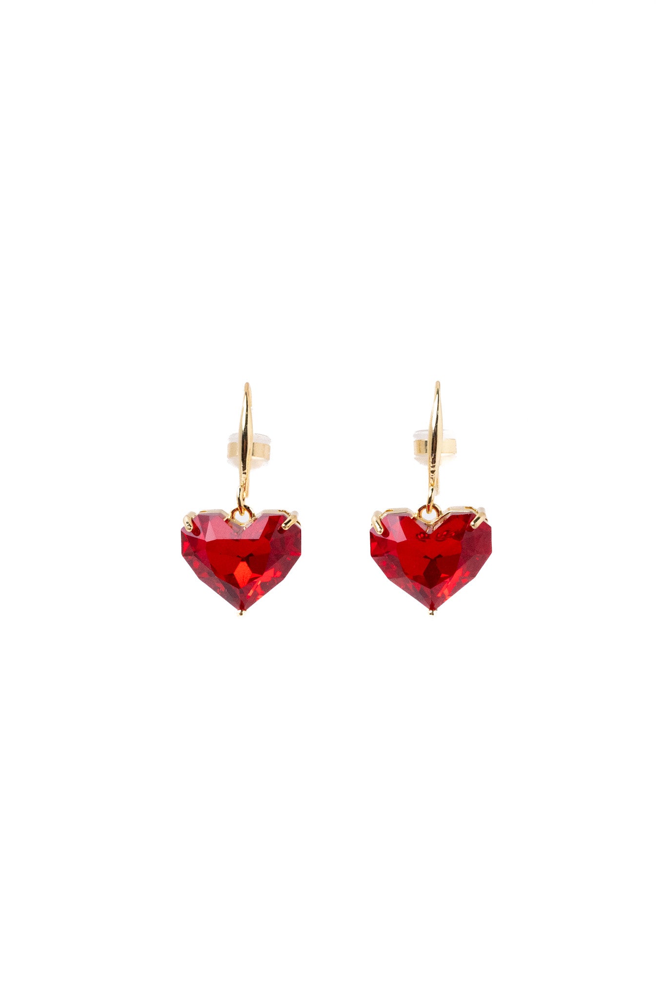 Glow Heart Earrings - Strawberry