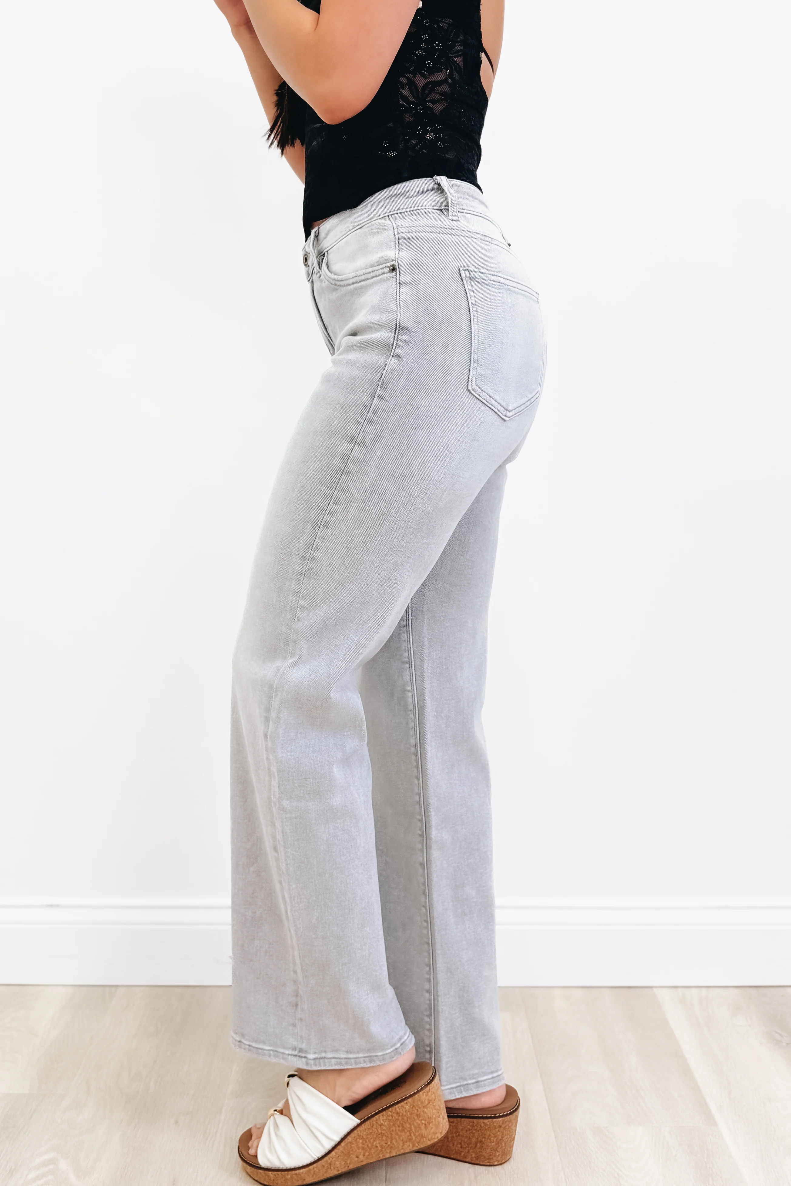 Going For It By Mica - Wide Leg Jeans - Image 3