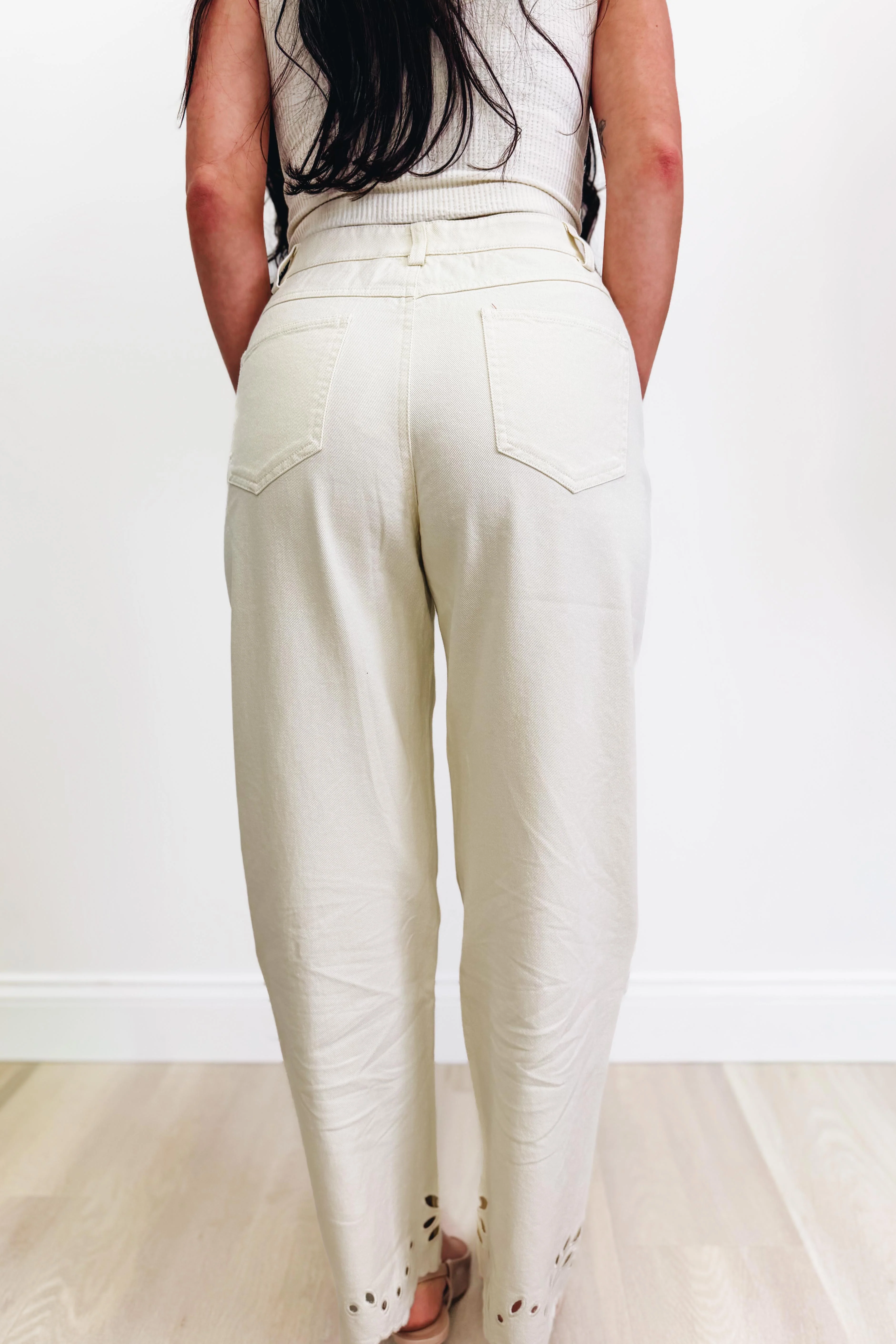 Greater Plan By Mystree - Floral Straight Leg Jeans - 2 Colors! - Image 6