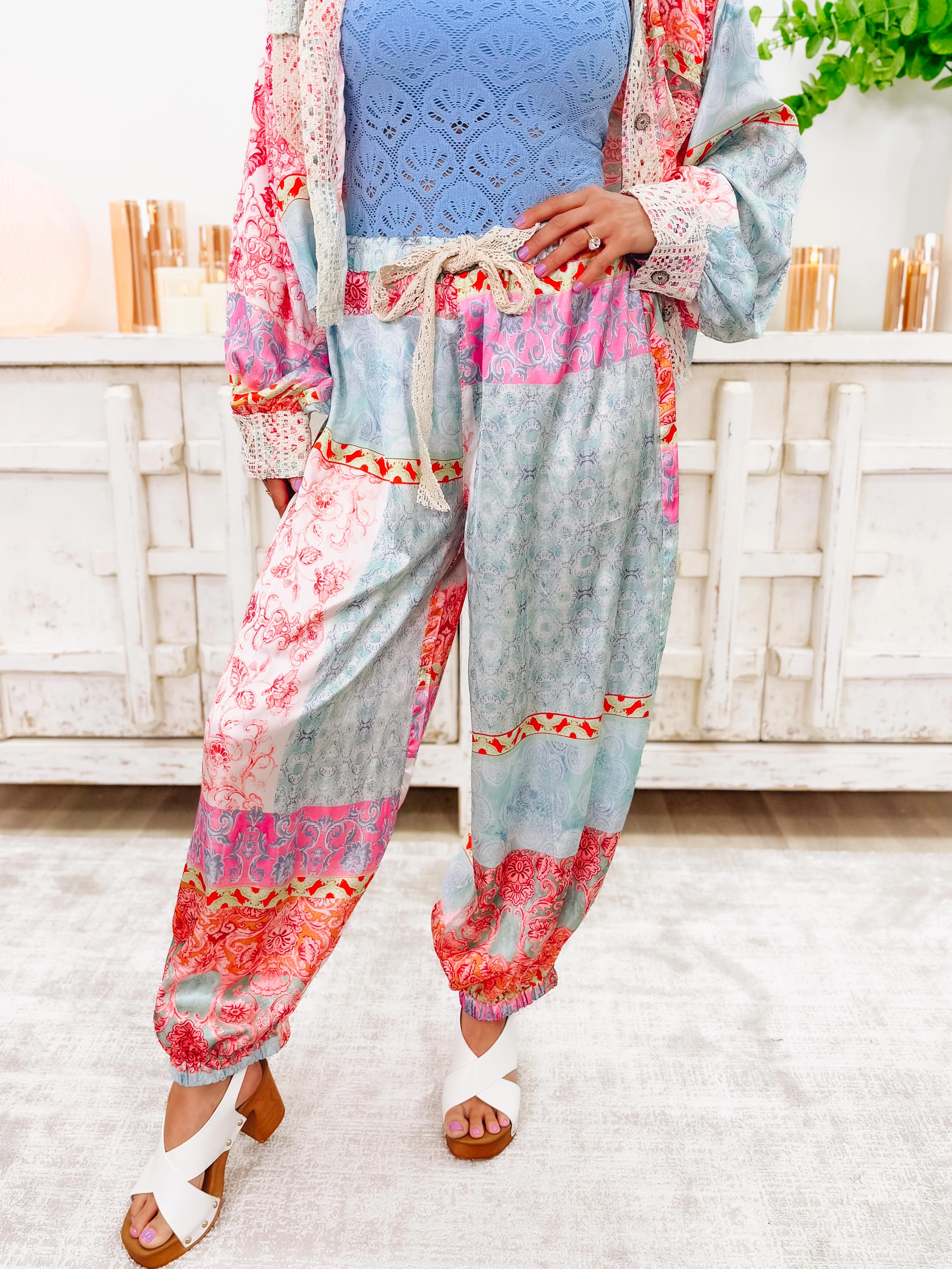 Hip & Humble Joggers - Pink Multi - Image 4
