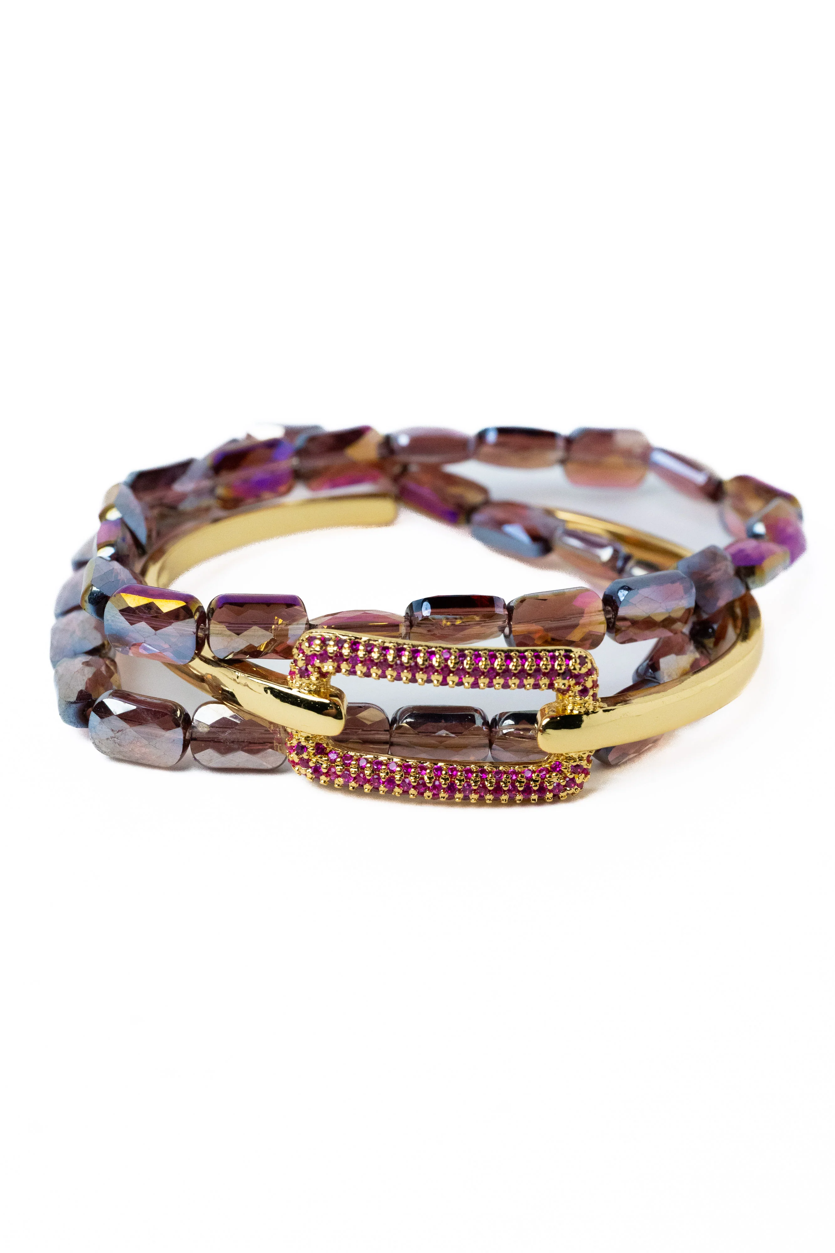Holiday Tales Bracelet - Ruby Night