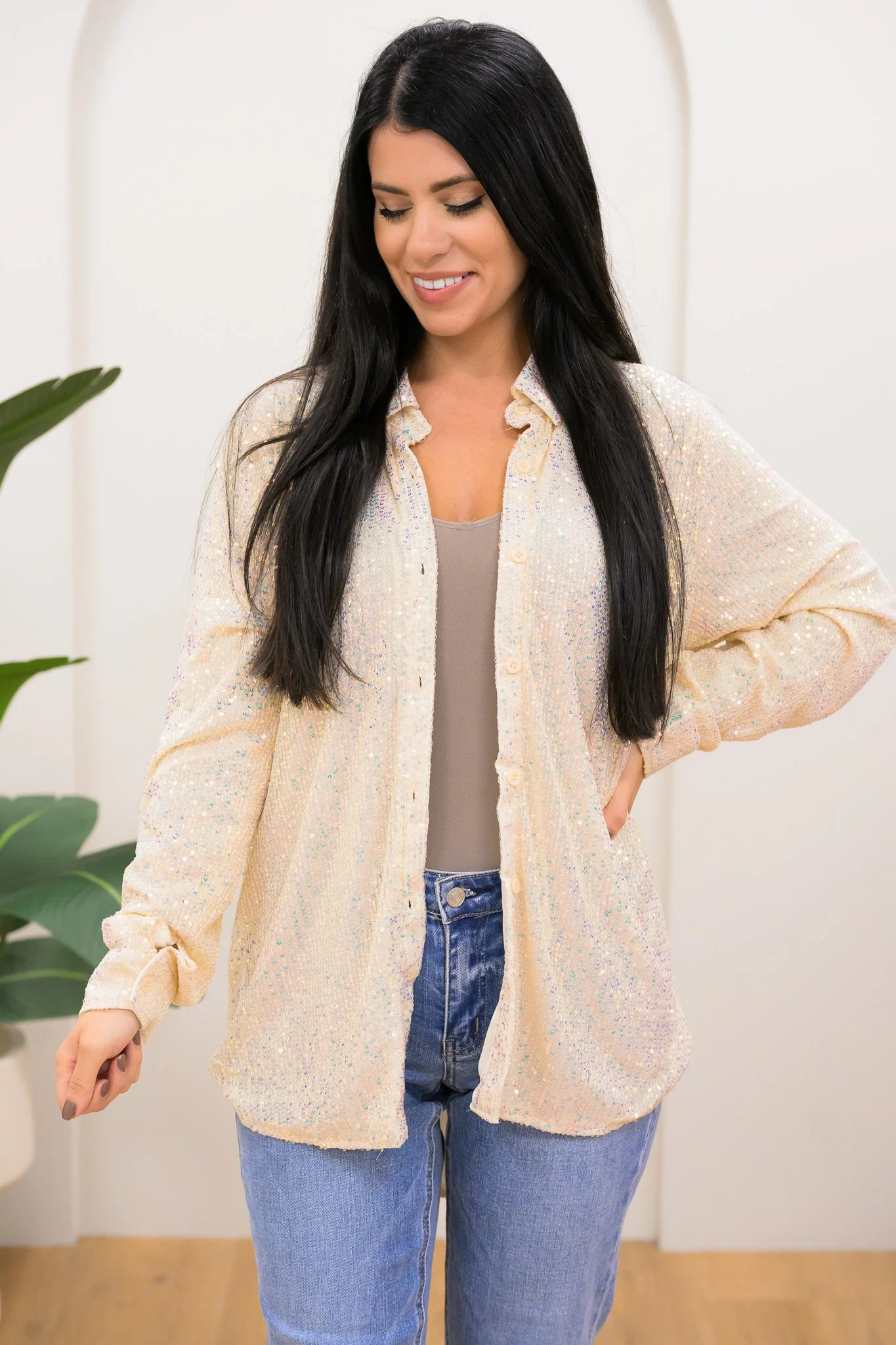 Kathryn Classic Button Down Top