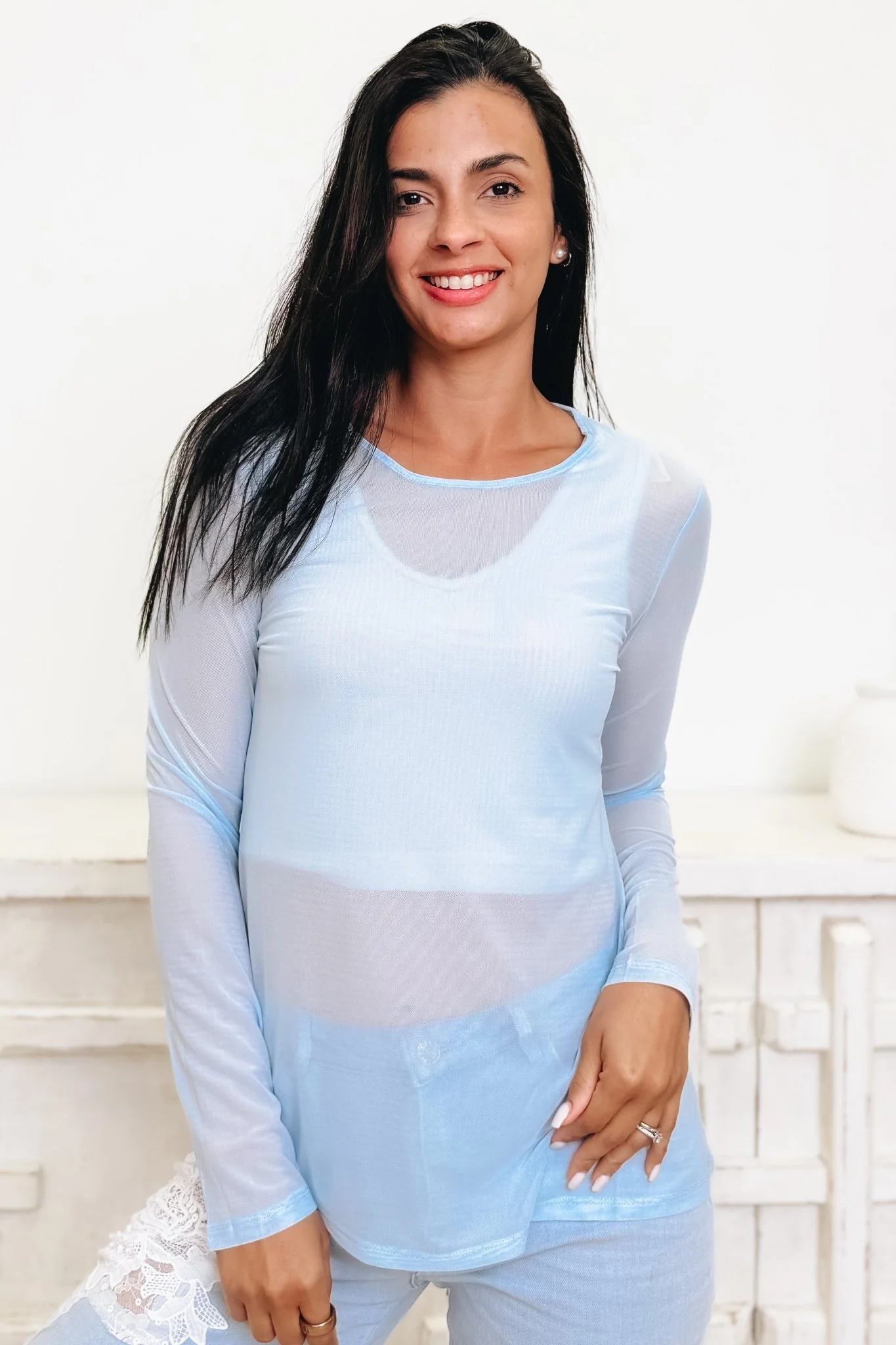 Keep Going Babe Mesh Top - 3 Colors! - Image 3