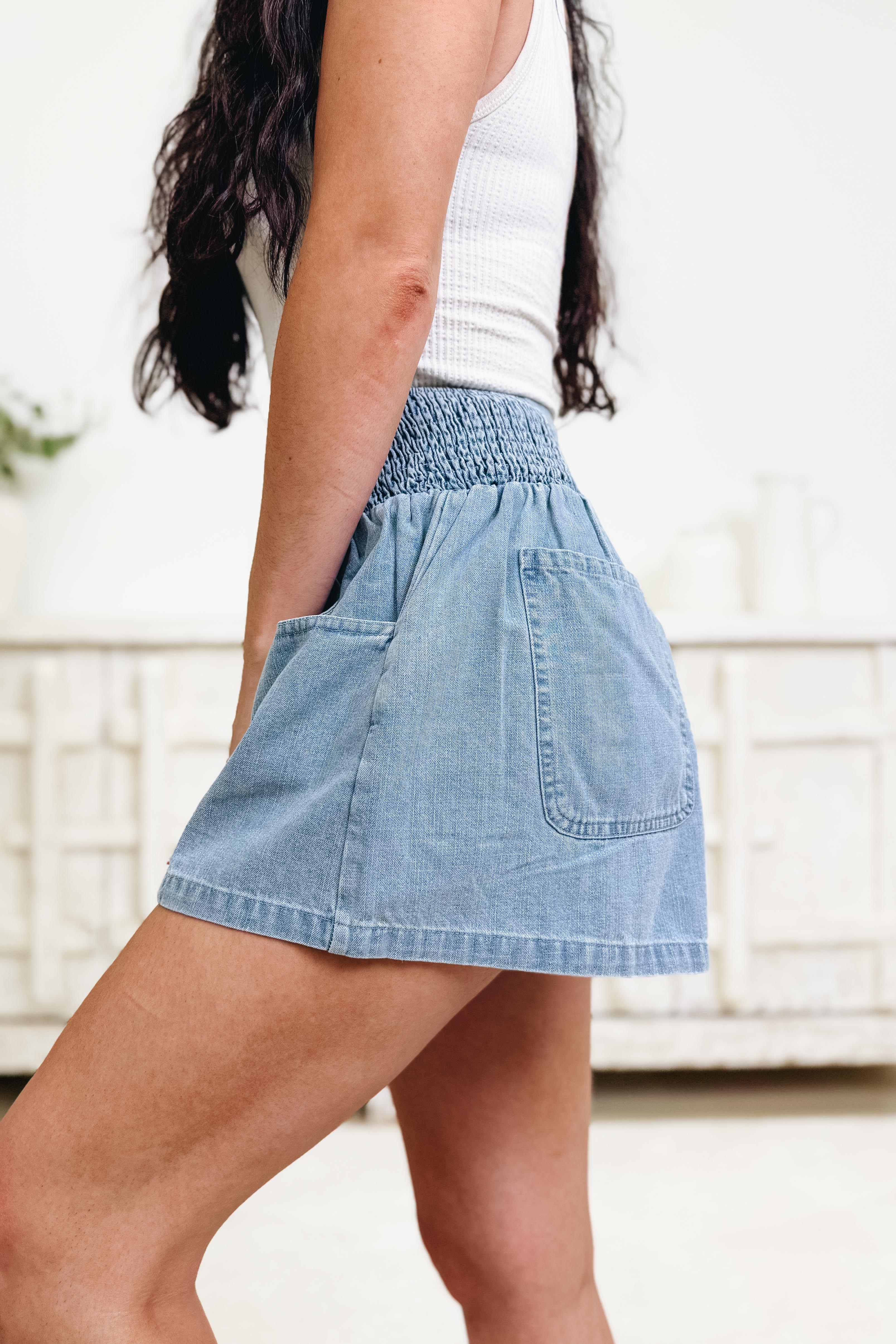 Light & Lovely Denim Shorts - 2 Colors! - Image 3