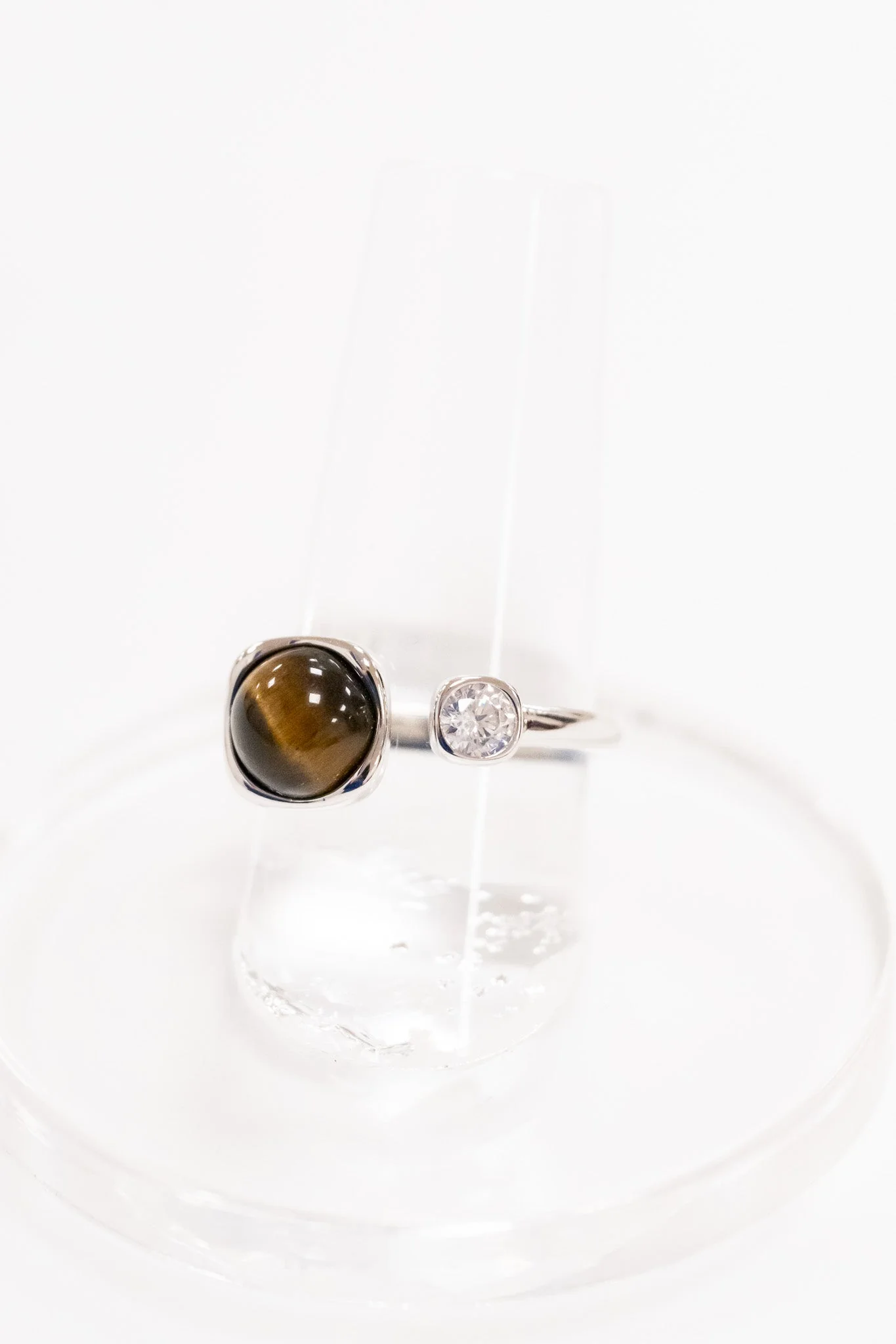 Lolli Ring - Silver Tiger's Eye - Image 3