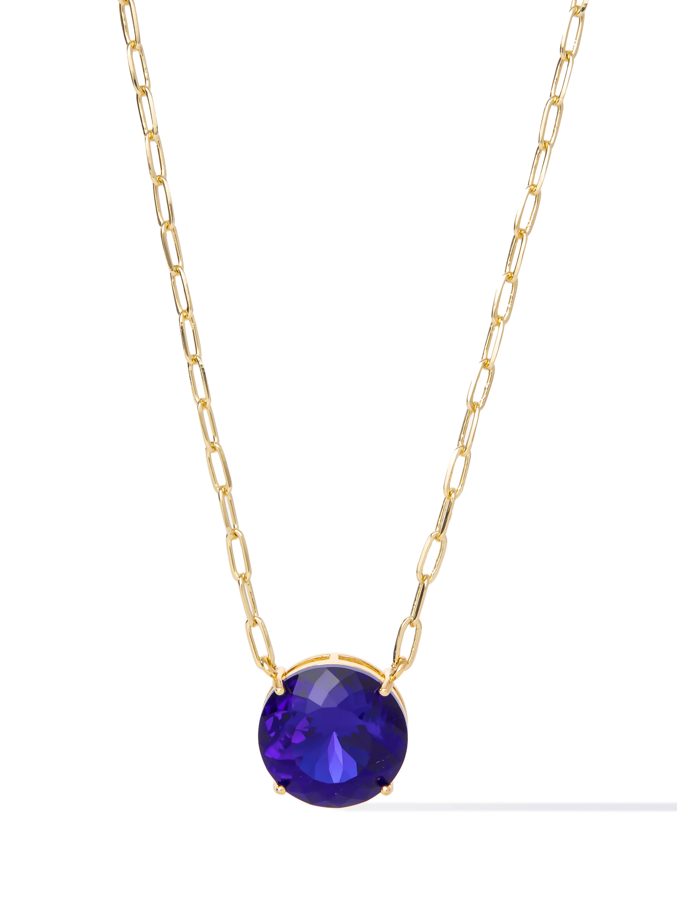 Madrid Necklace - Gold Blue