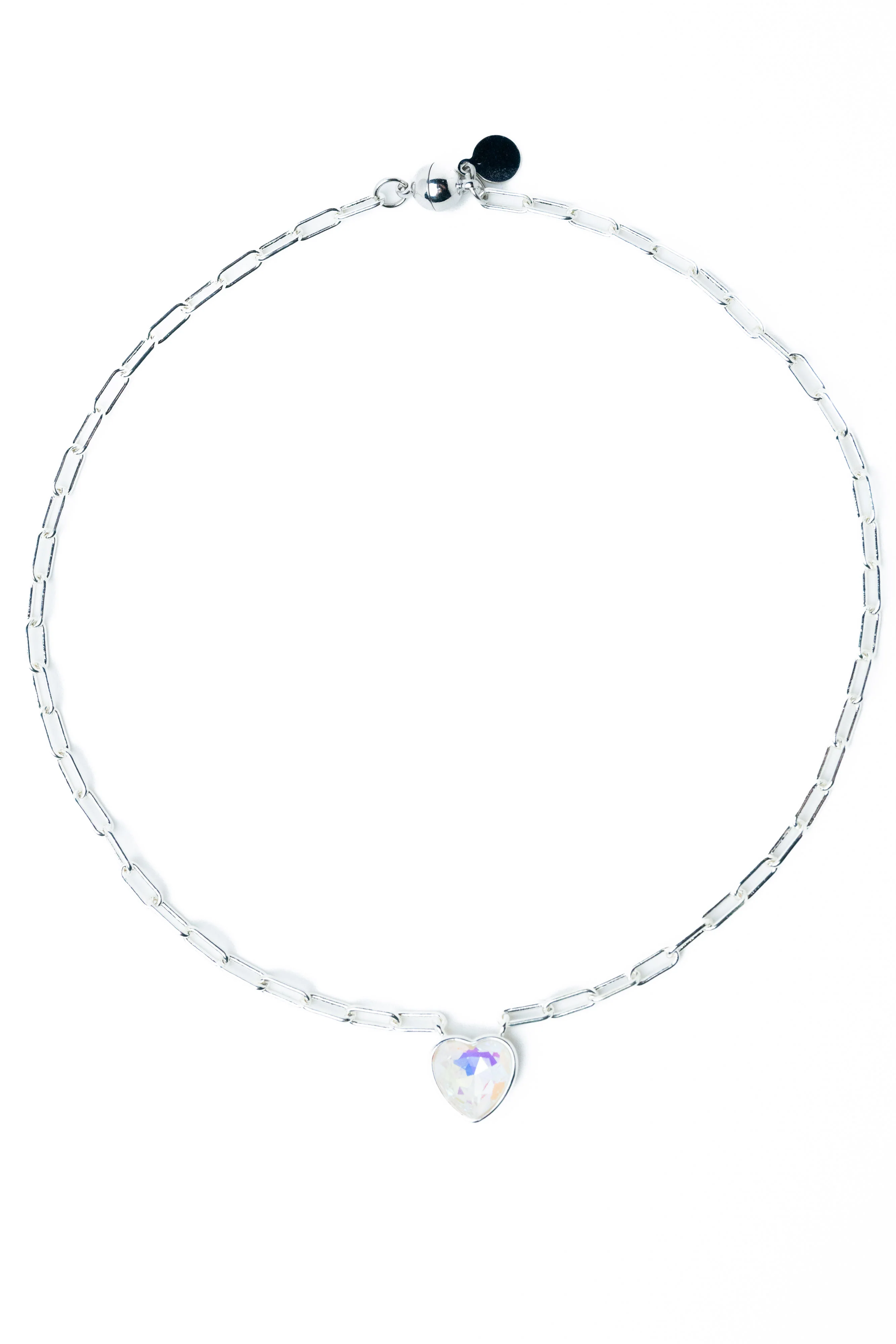 Moonlit Melody Necklace - Liquid Metallic Pearl White - Image 3