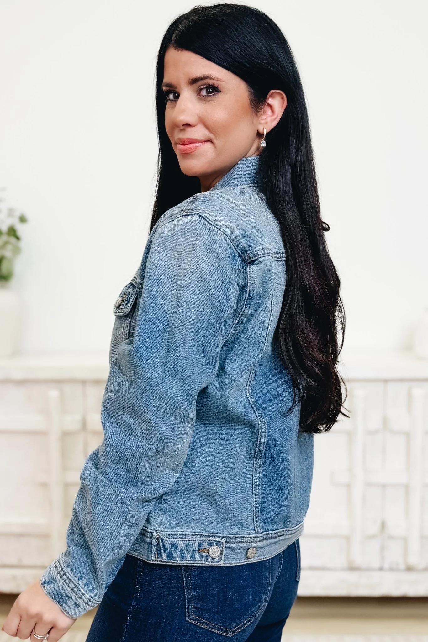 Not Your BFs Denim Jacket - Medium - Image 2