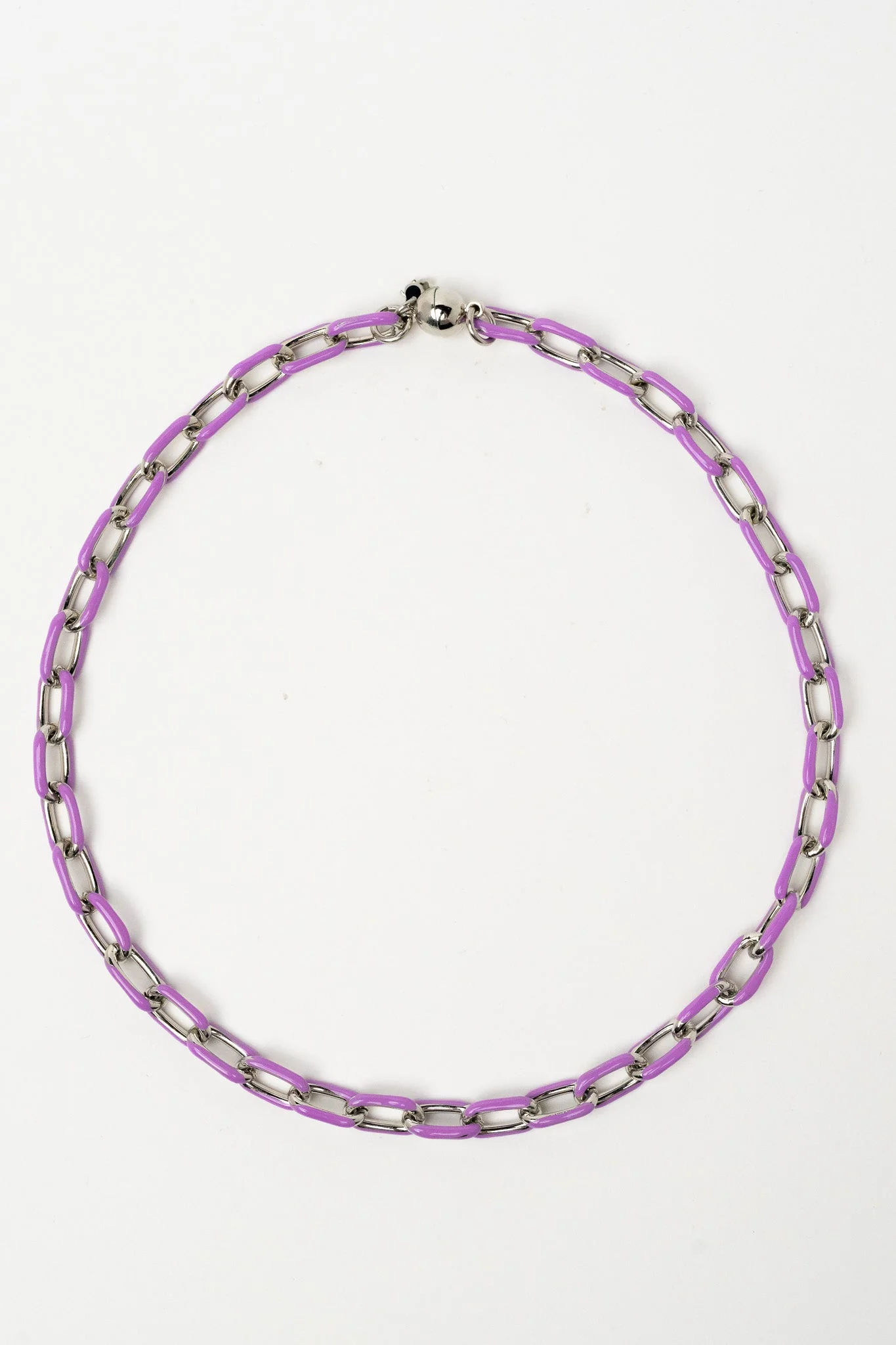 Paris Necklace - Silver Lilac - Image 3