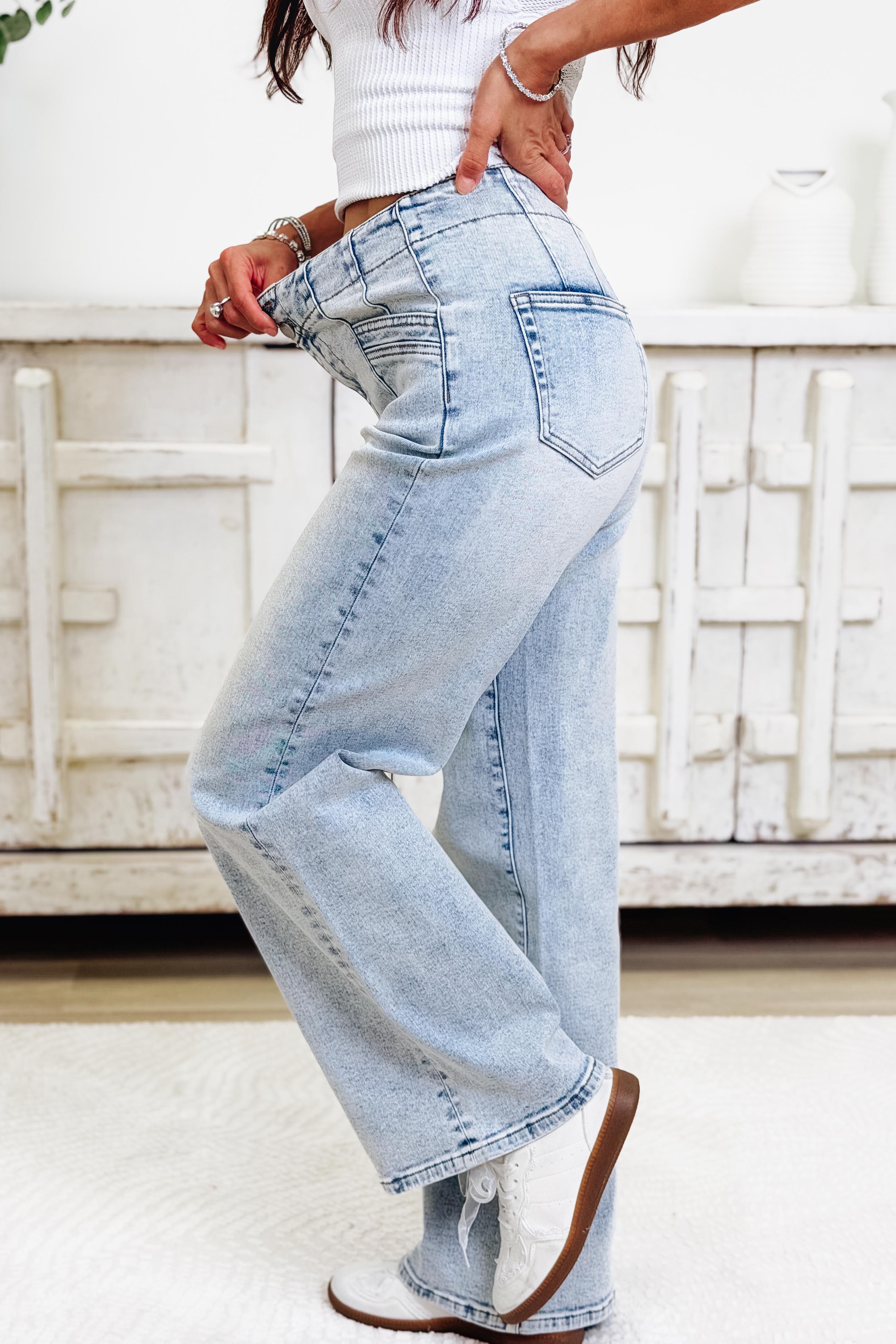 Prime Time by The Denim BAR  - Wide Leg Jeans - 3 Inseams - Image 4
