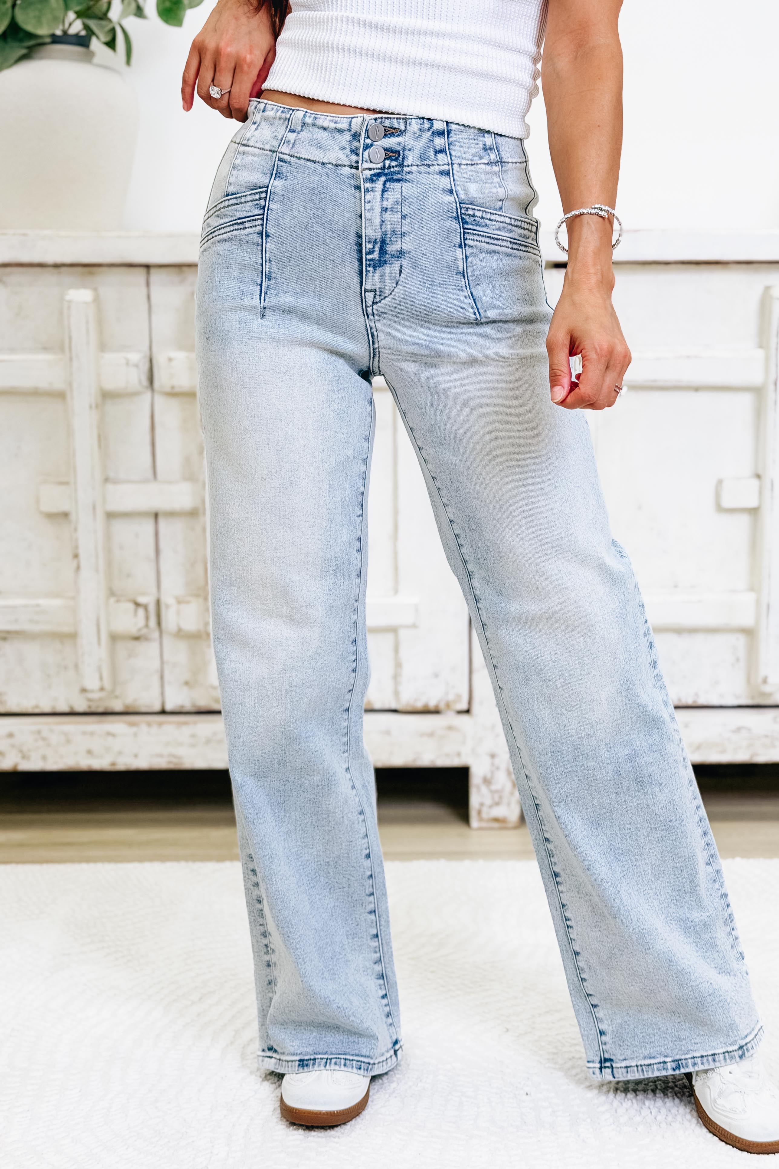 Prime Time by The Denim BAR  - Wide Leg Jeans - 3 Inseams - Image 6