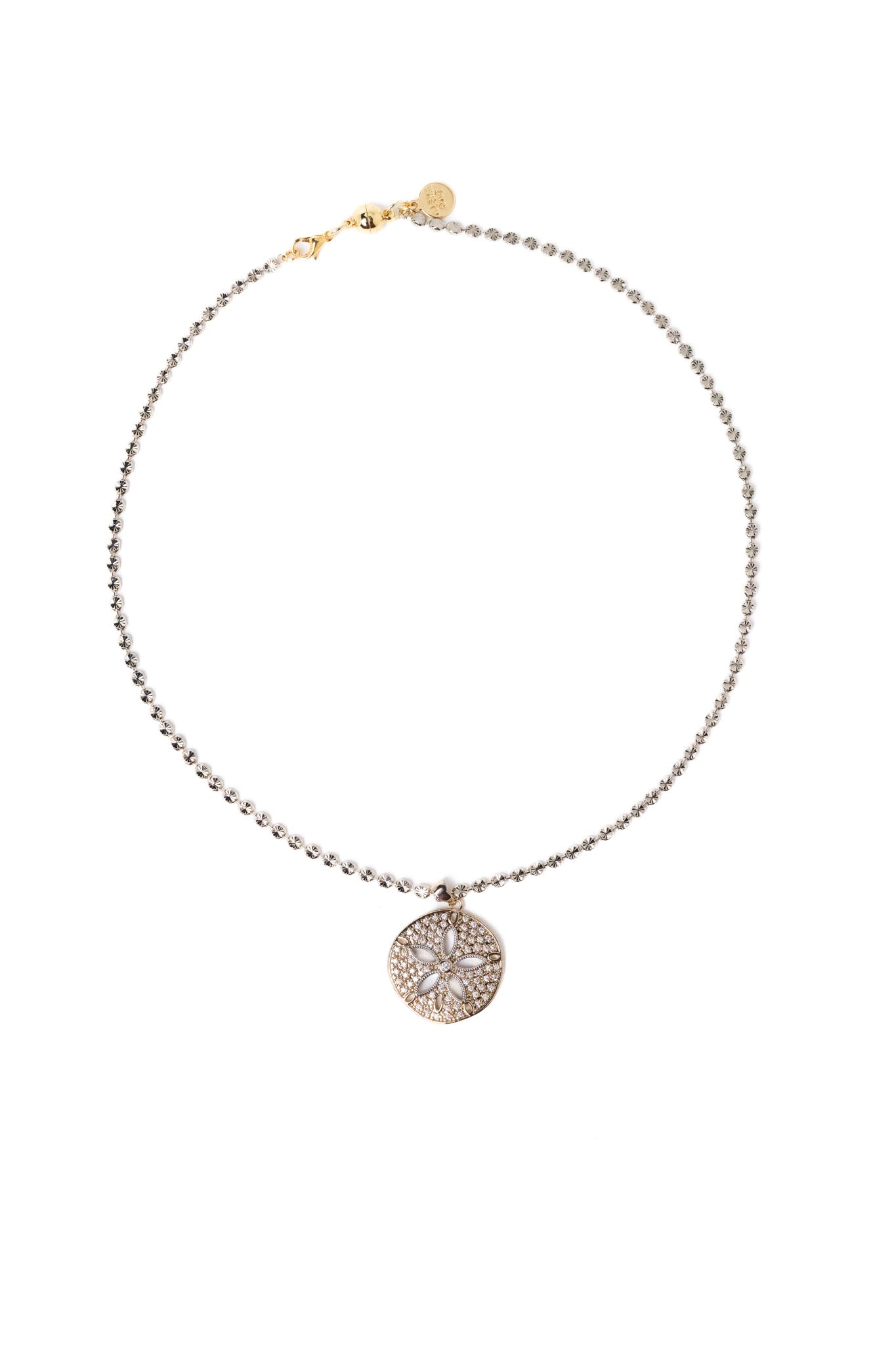 Sand Dollar Necklace - Linen - Image 2