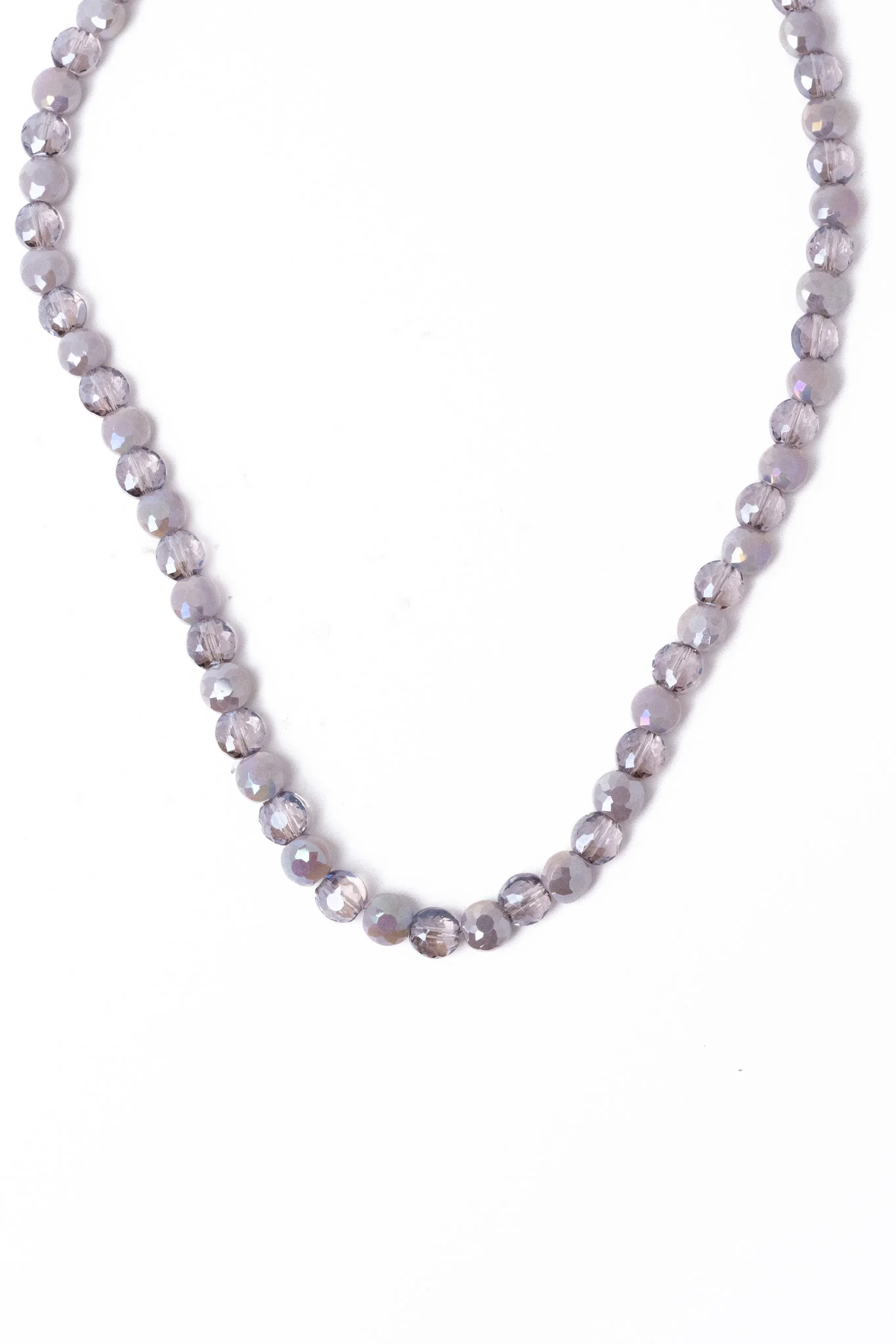 Shimmer Drop Necklace - Lilac Mist