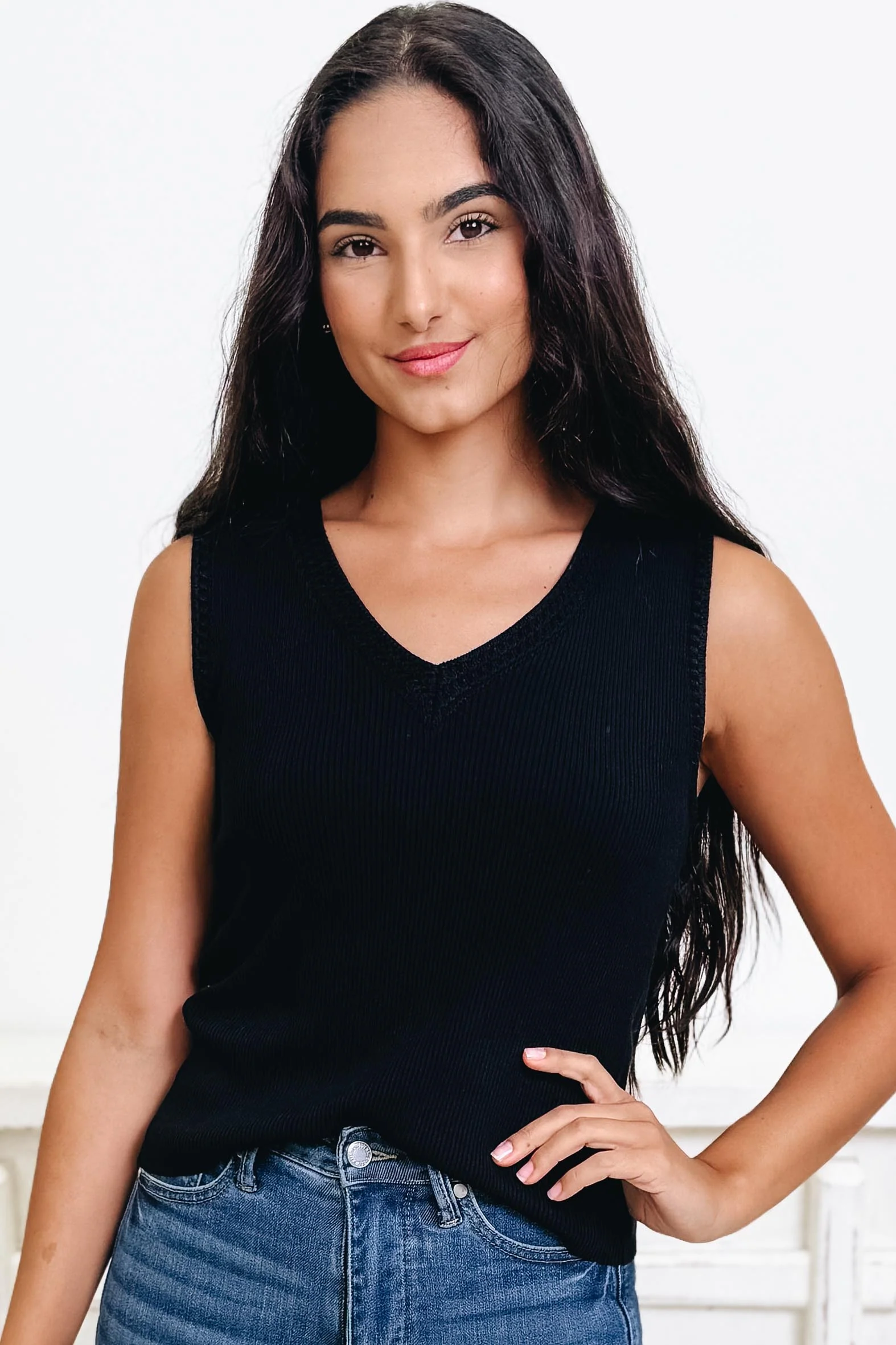 Sleeveless In Seattle Top - 2 Colors!