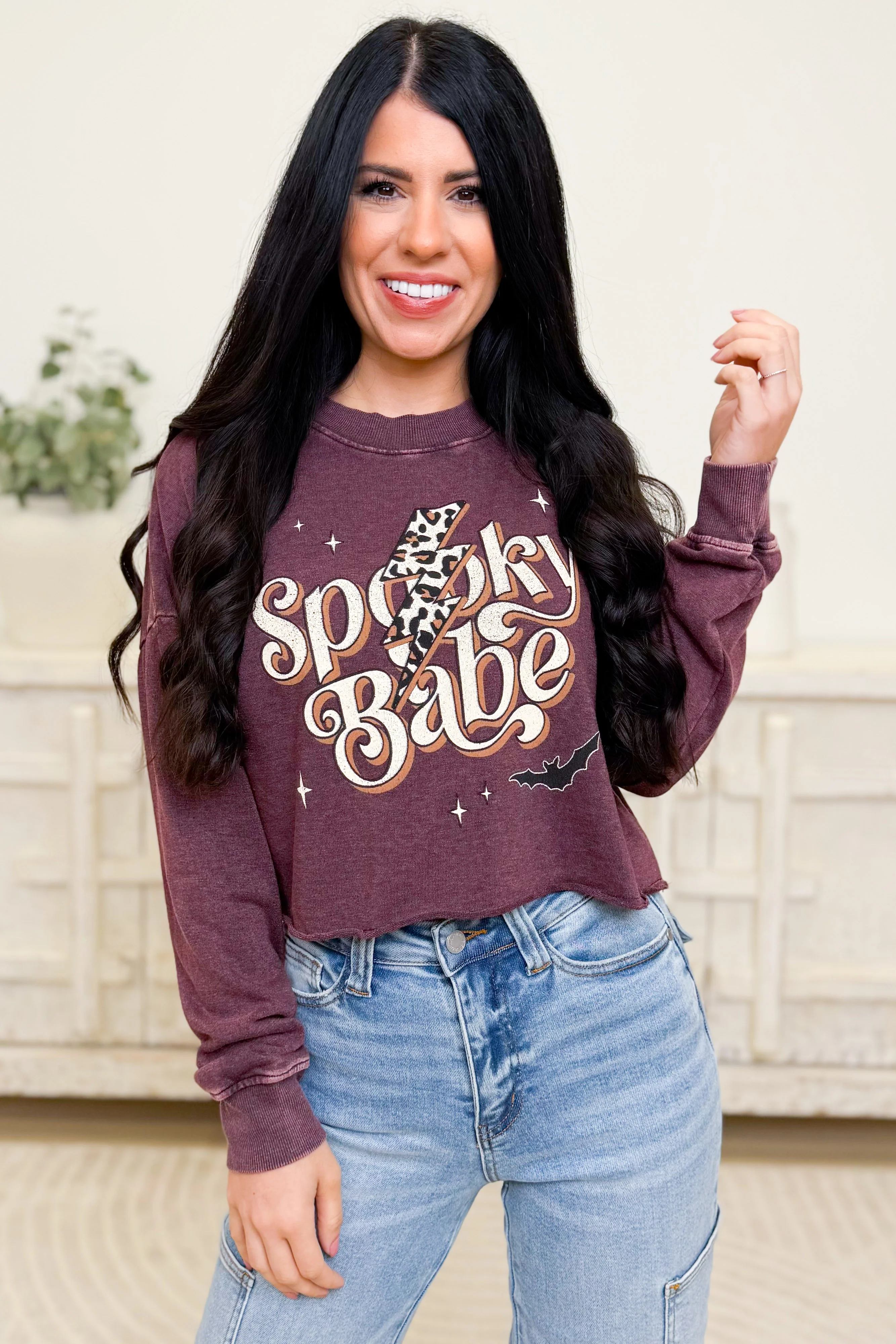 Spooky Baby Leopard Bolt Graphic Pullover - 3 Colors! - Image 4