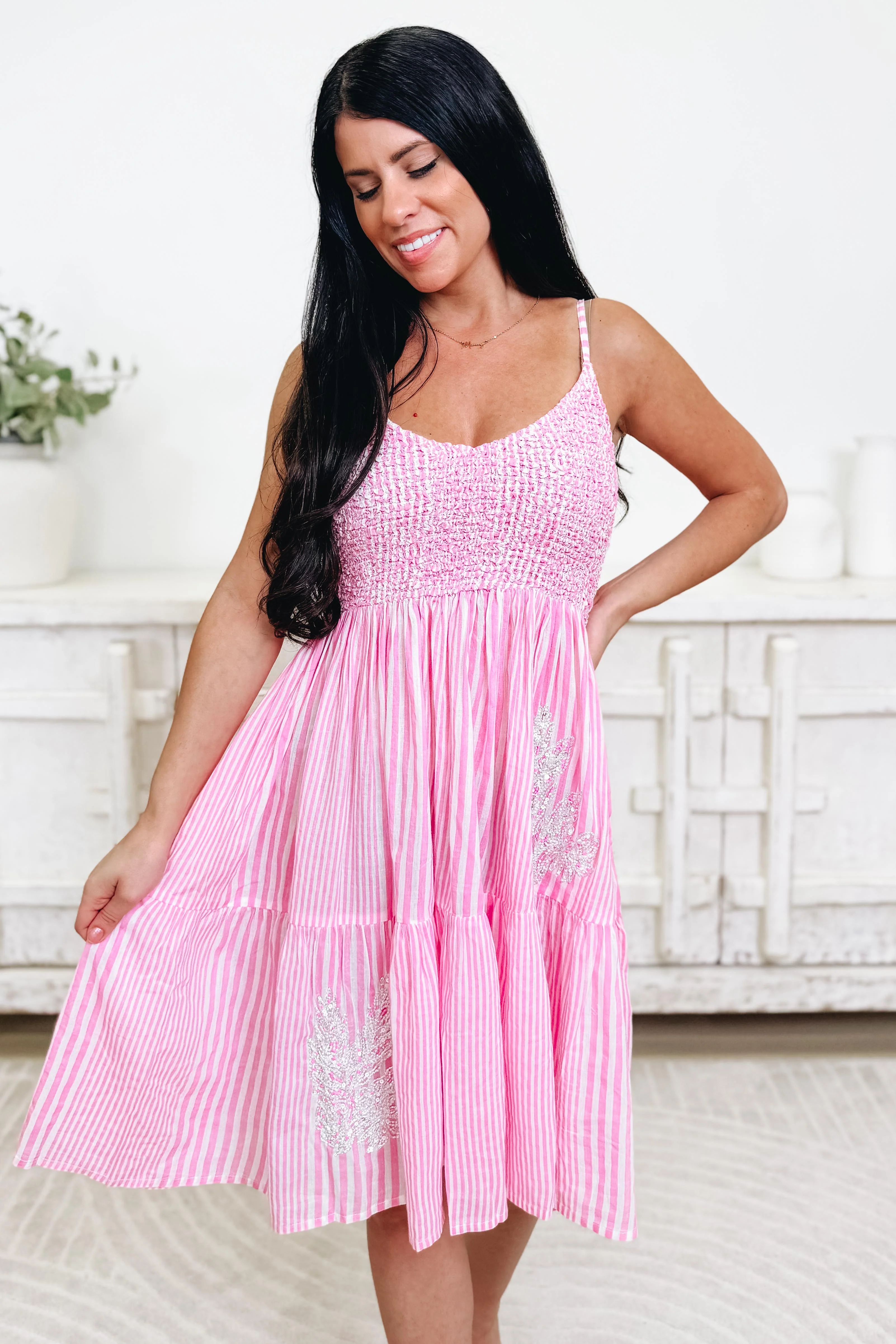 Spring Into Sun Dress - 2 Colors! - Image 2