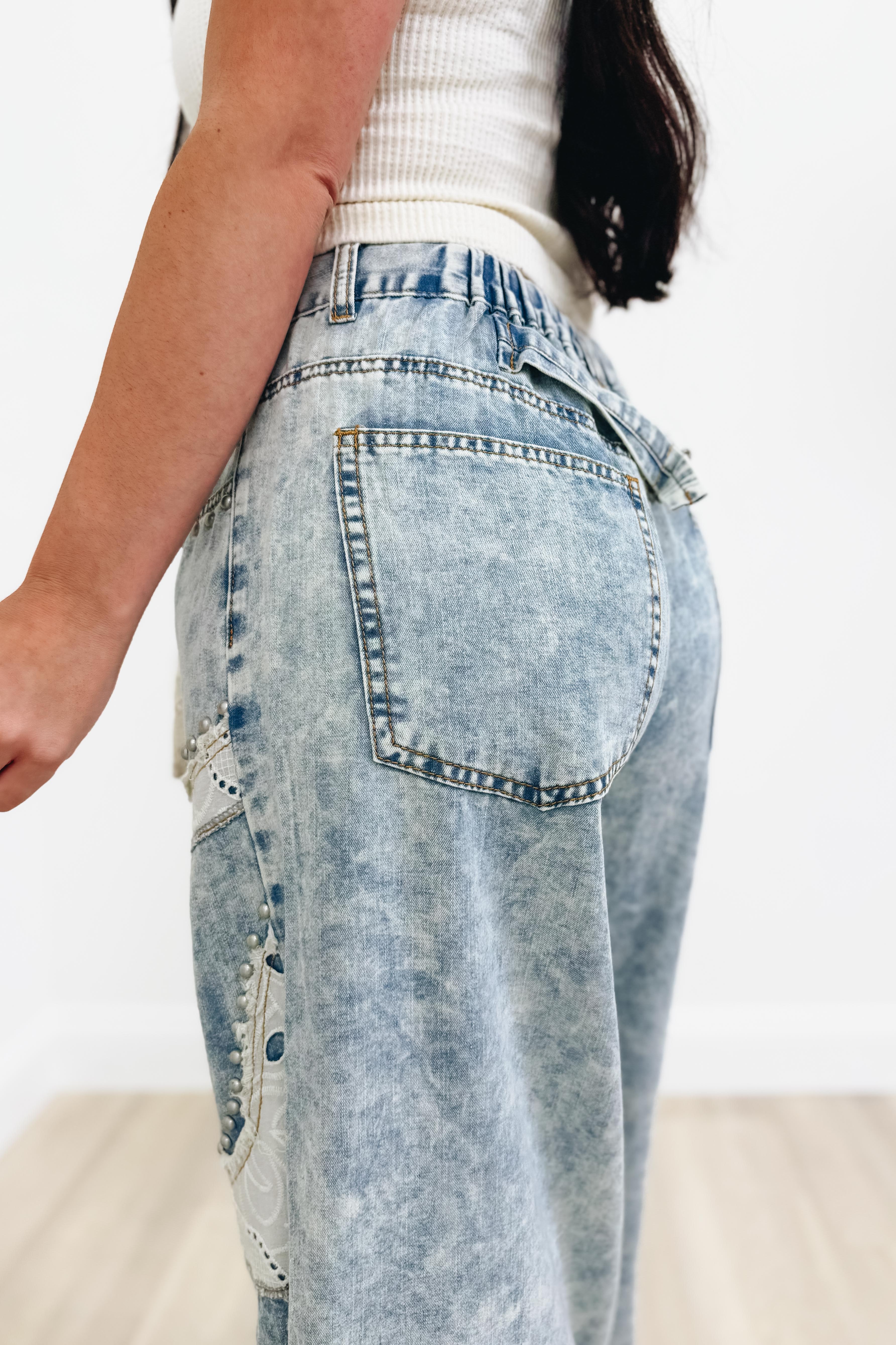 Sweet Southern Stitch By POL - Wide Leg Jeans - Image 4