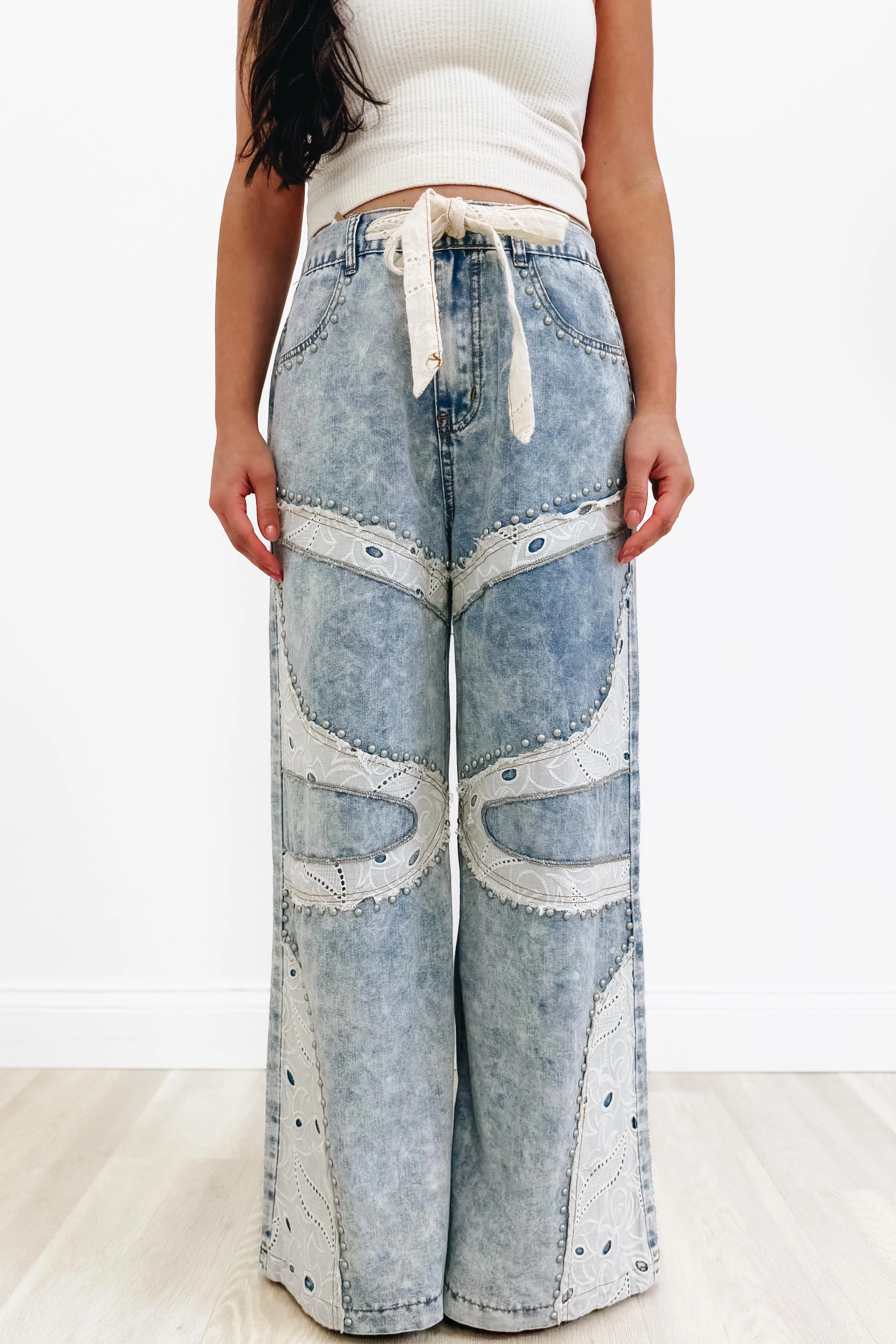 Sweet Southern Stitch By POL - Wide Leg Jeans - Image 6