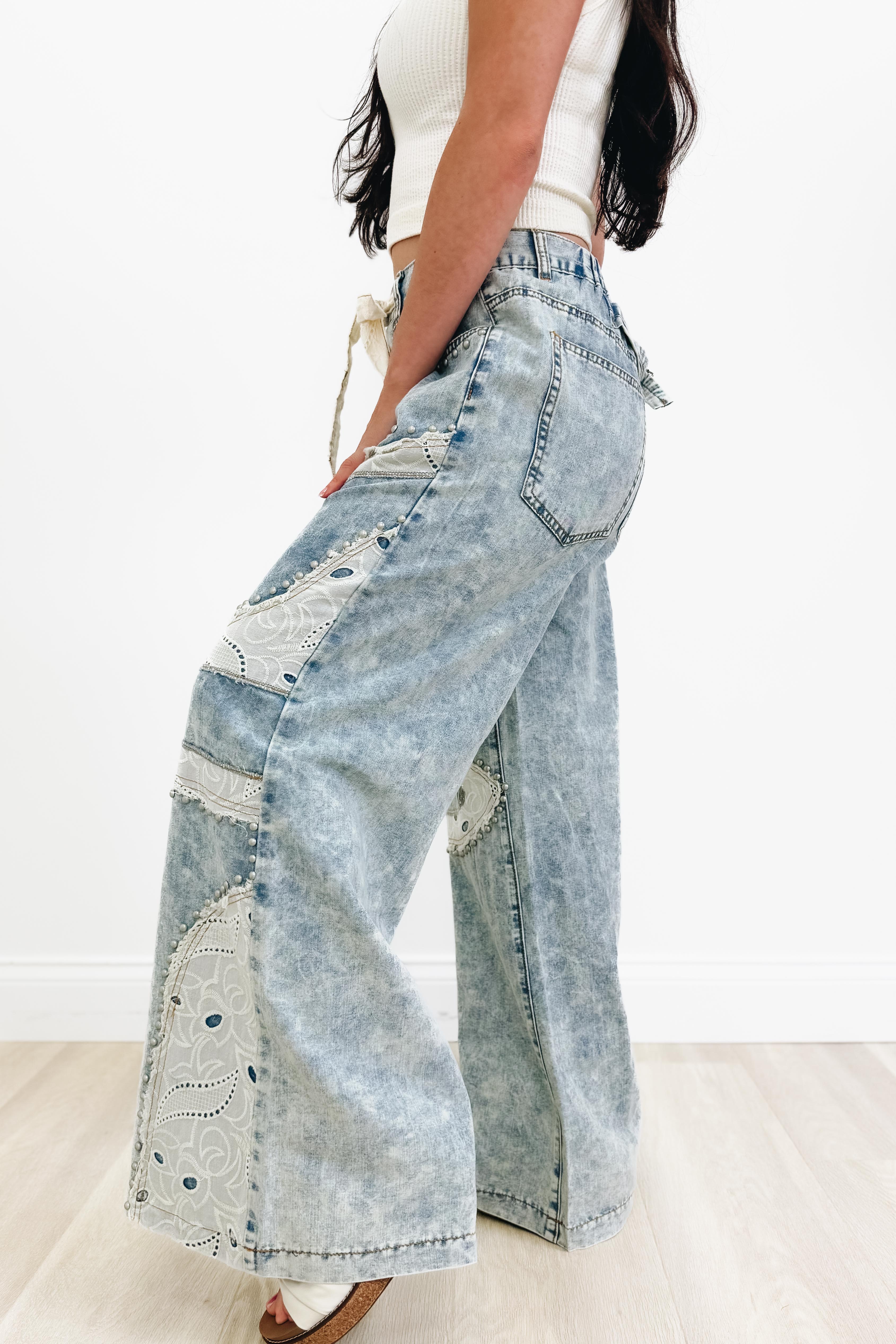 Sweet Southern Stitch By POL - Wide Leg Jeans - Image 7