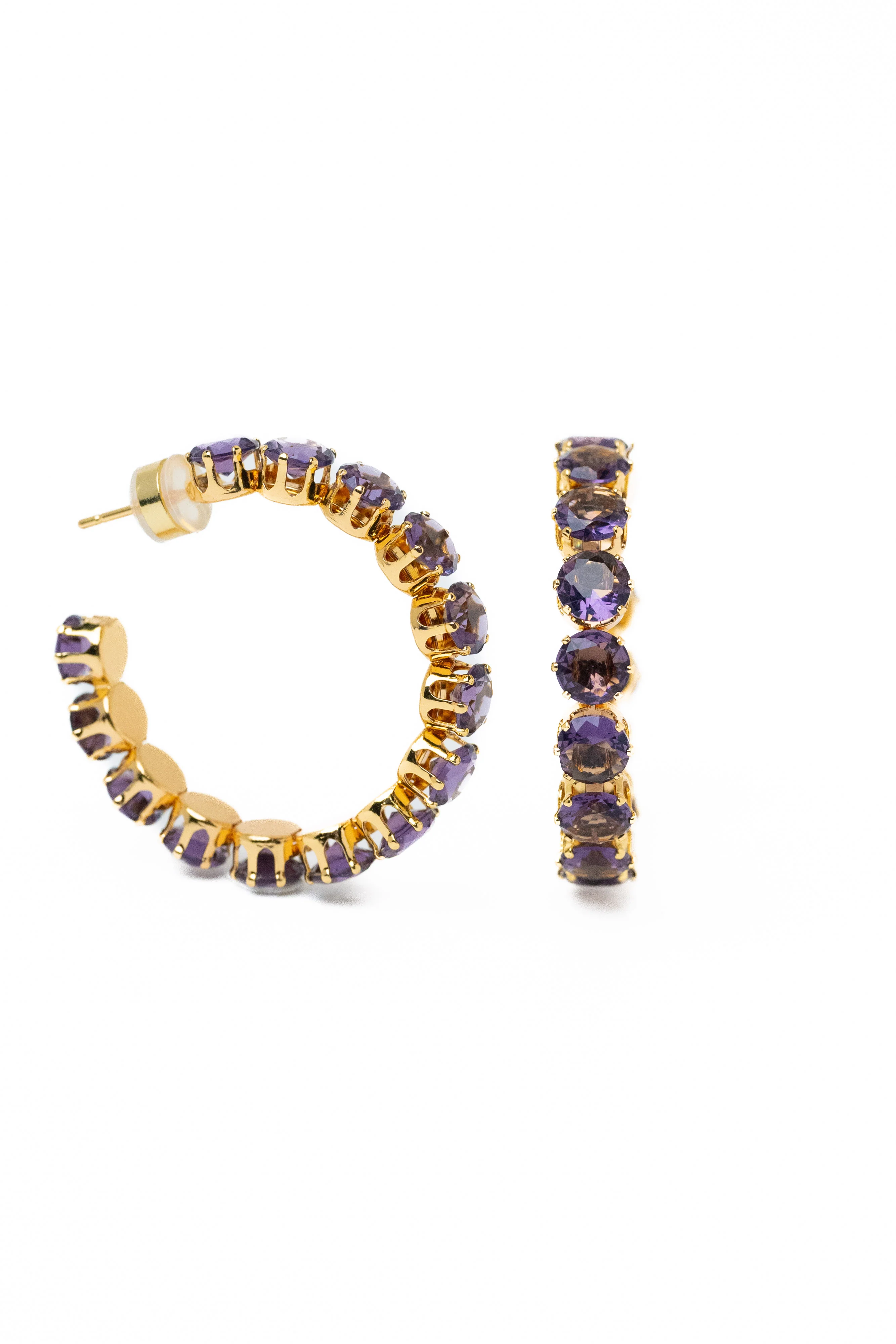 The Glimmer Earrings - Moondust