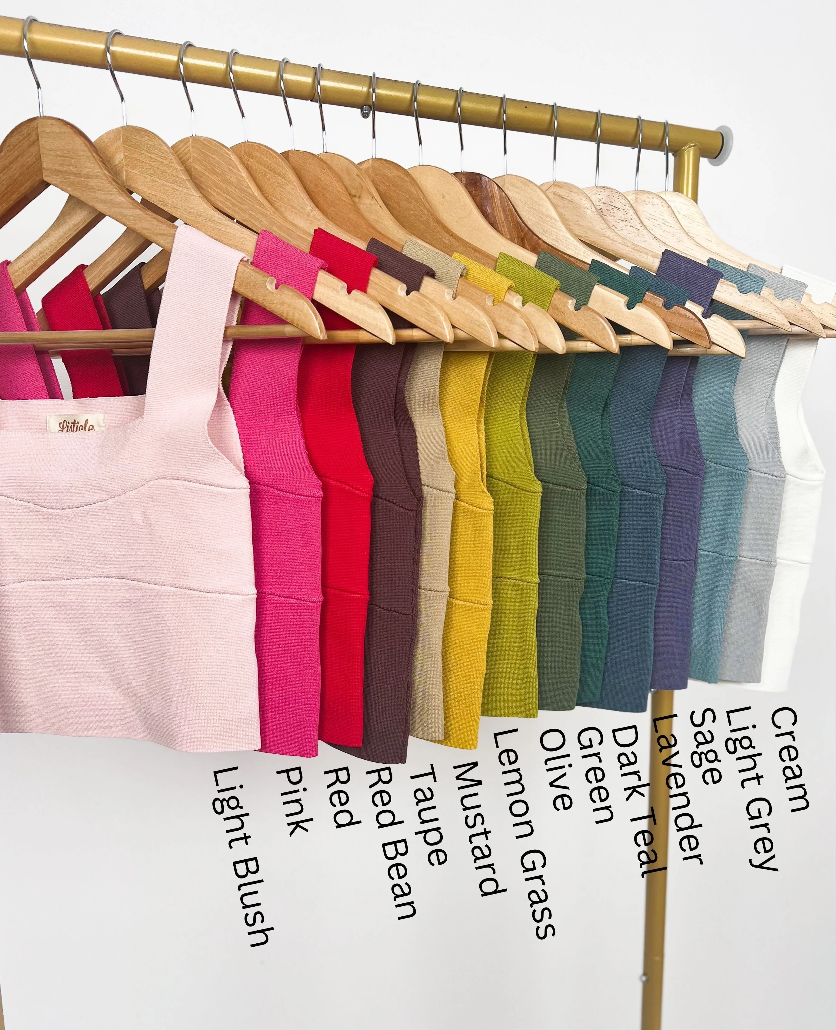 Wide Strap Brami Tank Top - 18 Colors! - Image 8