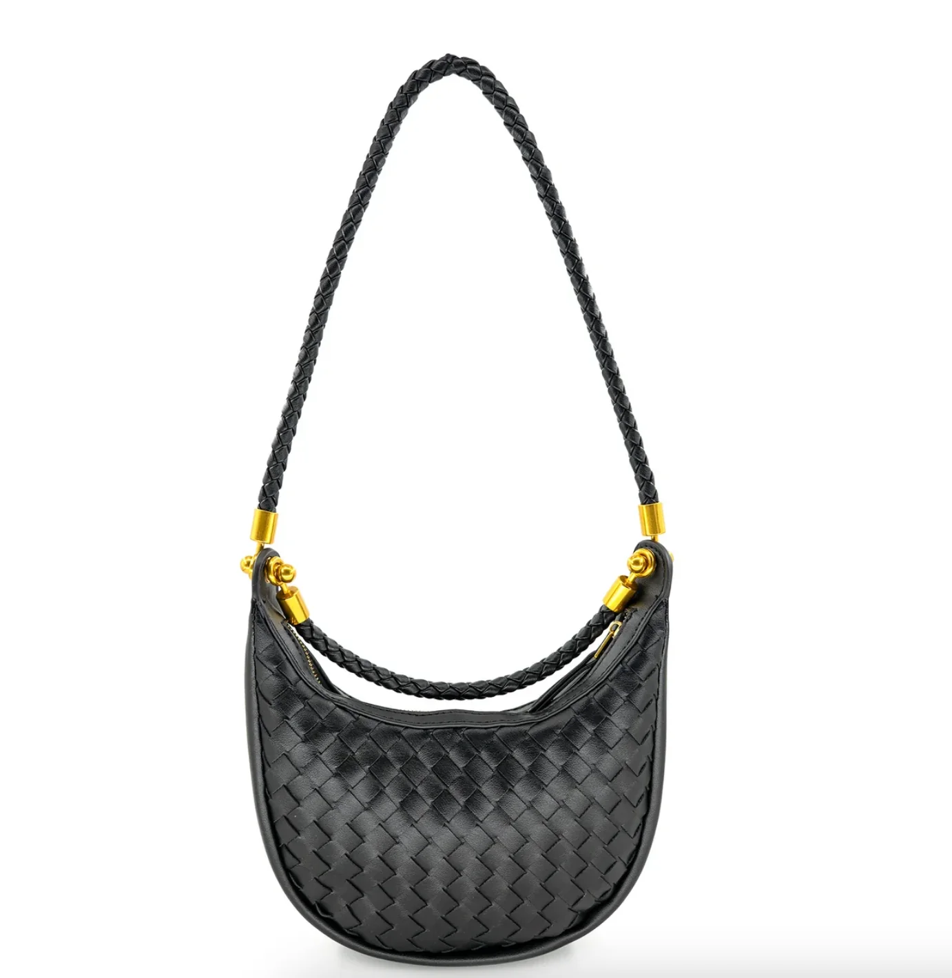 Willow Mini Woven Boho Shoulder Bag - 3 Colors! - Image 2
